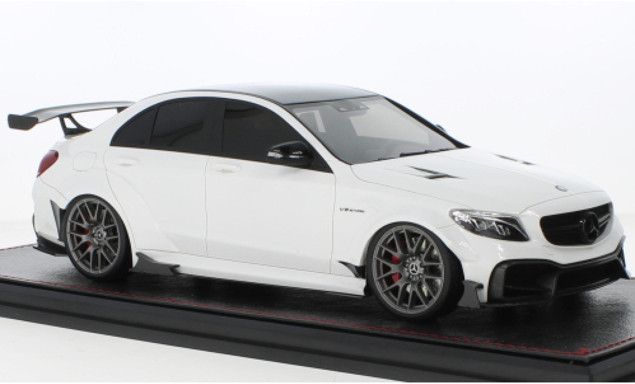Mercedes Classe C 1/18 GLM AMG C 63S DarwinPRO Widebody bianco modellino in miniatura