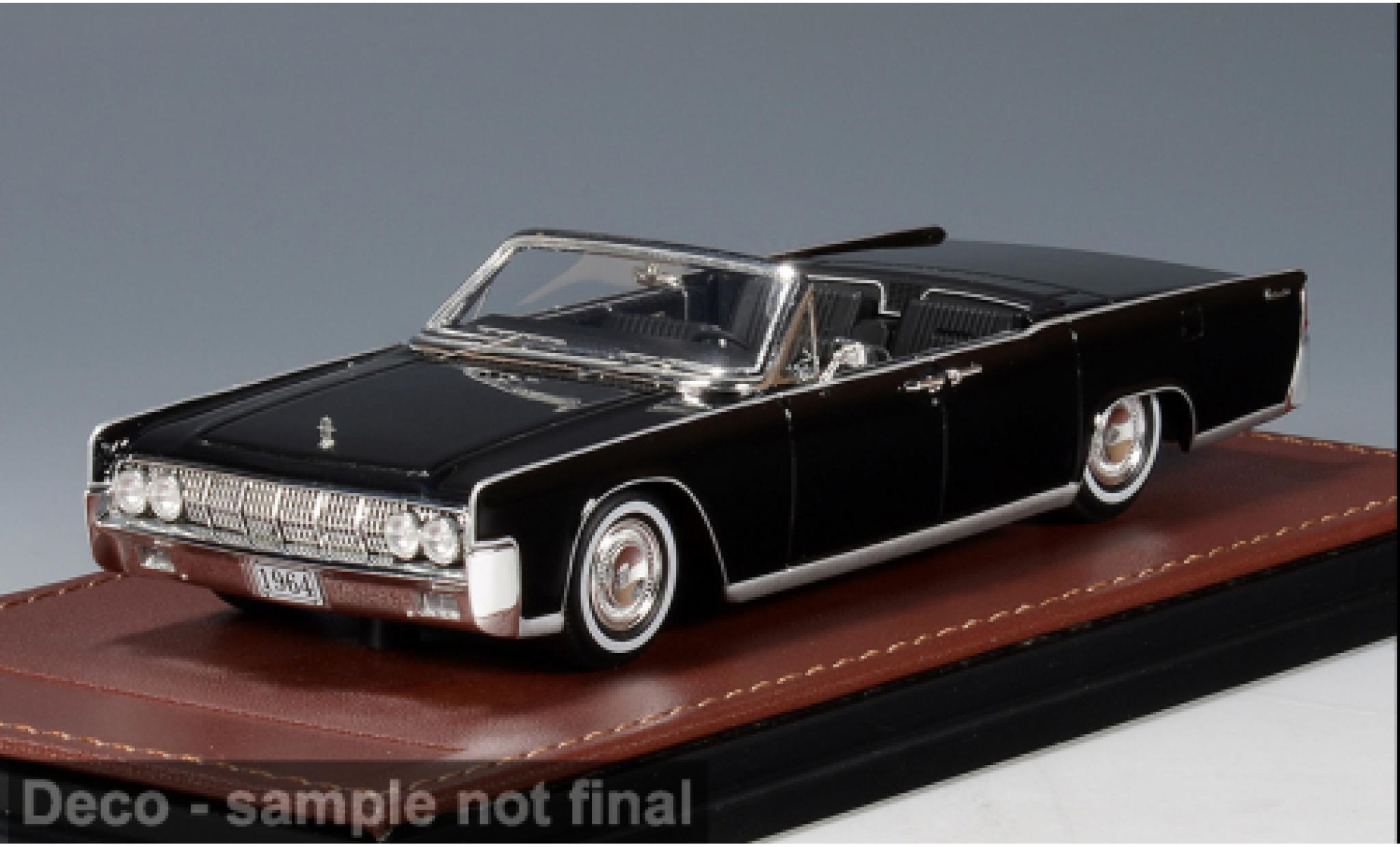 Lincoln Continental 1/43 GLM Cabriolet schwarz 1964 1:43 modellino in miniatura