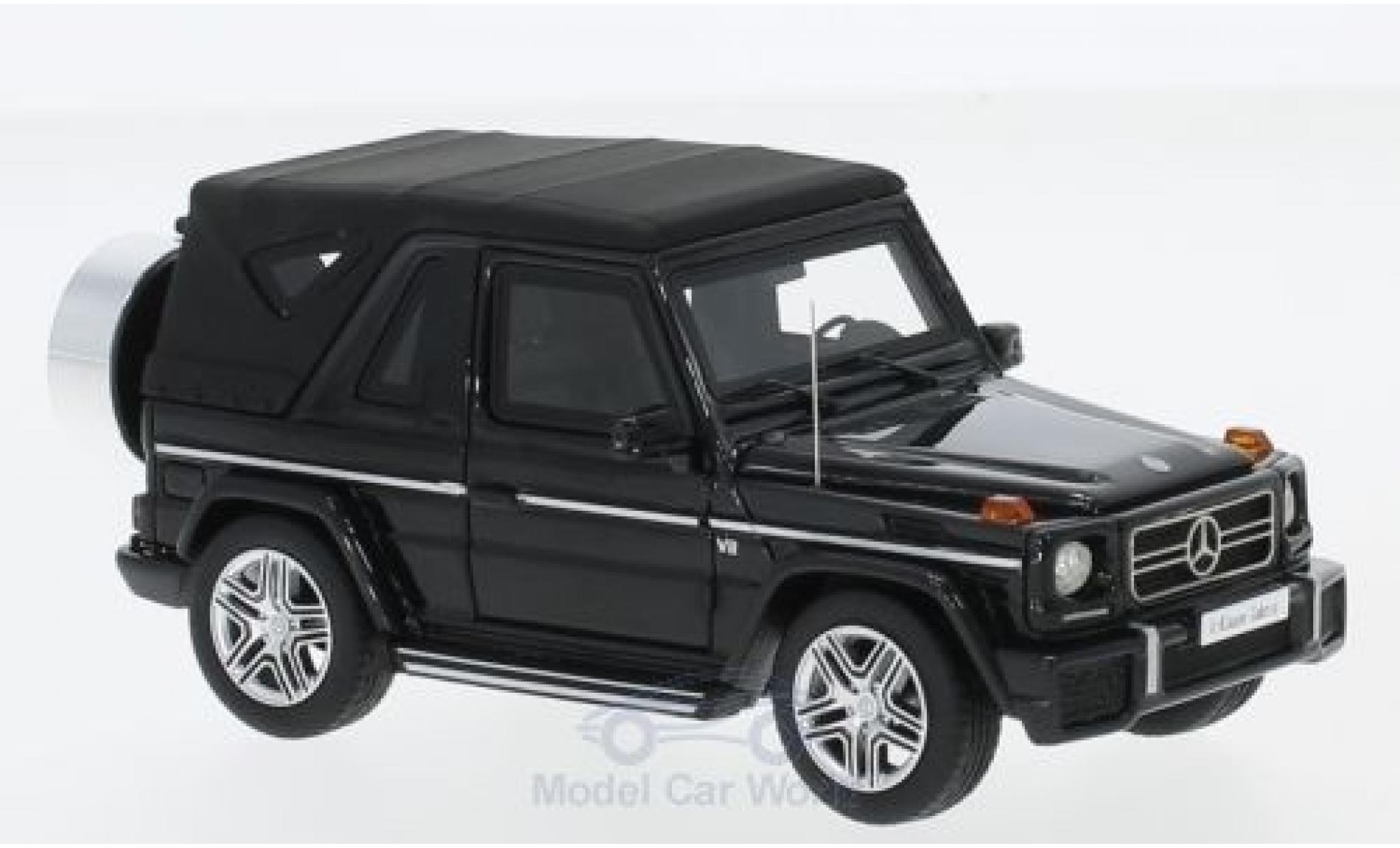 Mercedes Classe G 1/43 GLM AMG G63 Cabriolet nero modellino in miniatura