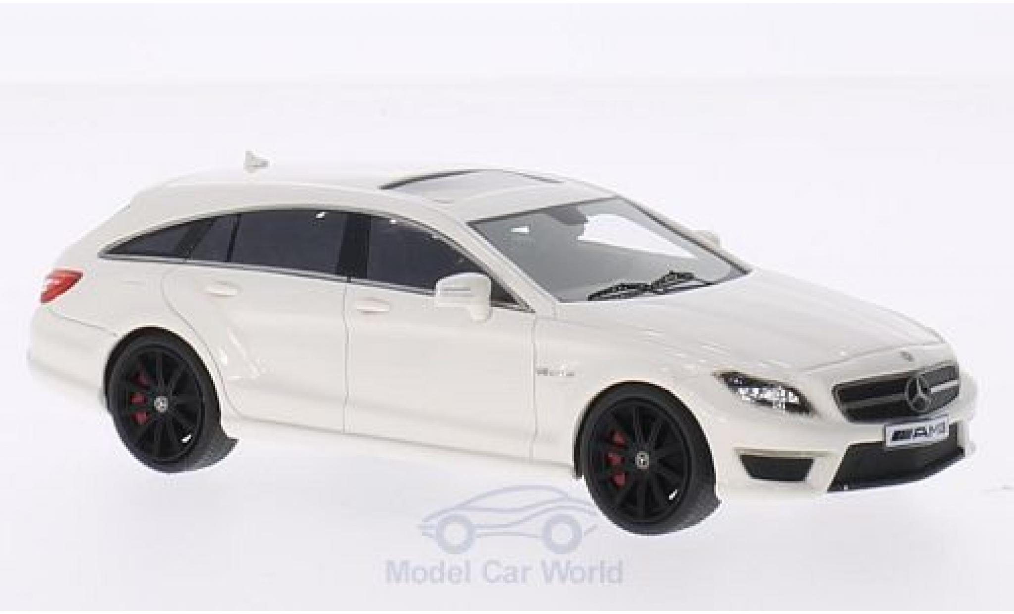 Mercedes CLS 1/43 GLM 63 Shooting Brake S-Model bianco modellino in miniatura