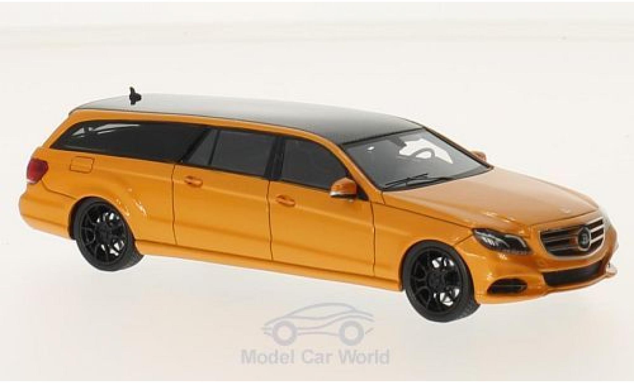 Mercedes Classe E 1/43 GLM (S212) Binz Estate Limousine metallico orange/nero 2015 modellino in miniatura