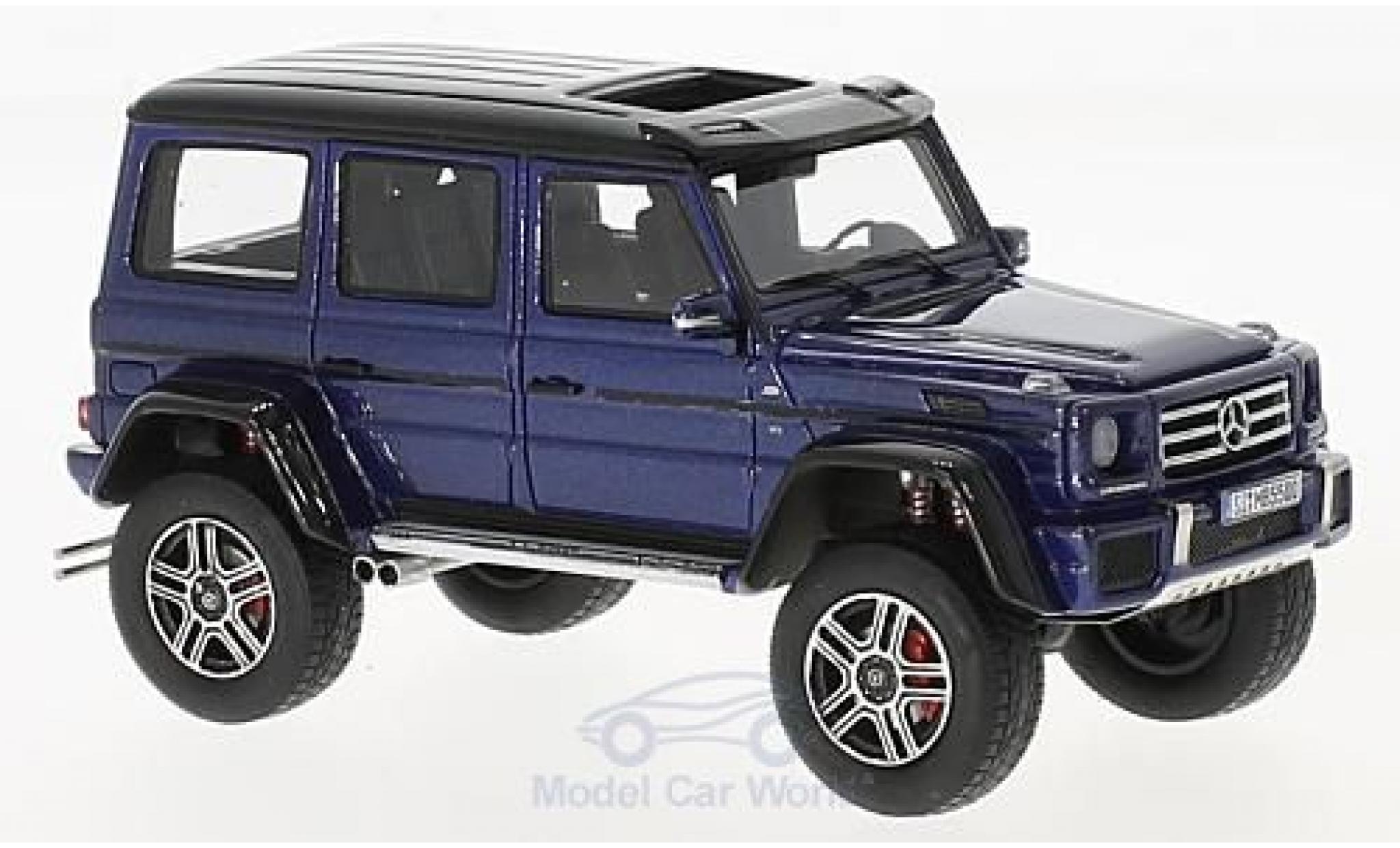 Mercedes Classe G 1/43 GLM G550 4x4 metallico blu/nero 2016 modellino in miniatura