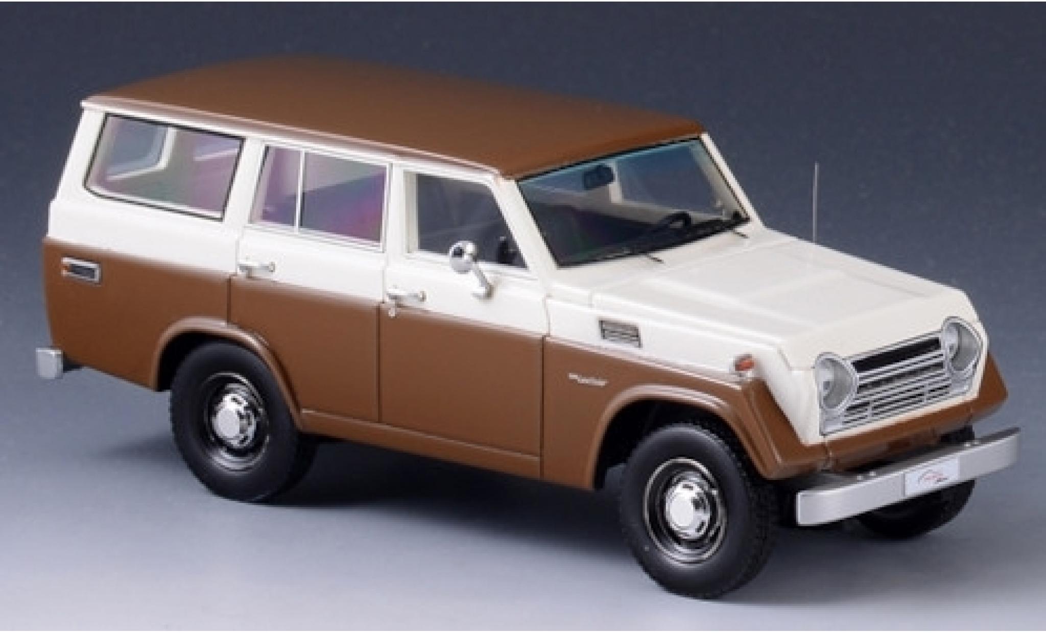 Toyota Land Cruiser 1/43 GLM FJ55 marroneee/bianco 1979 modellino in miniatura
