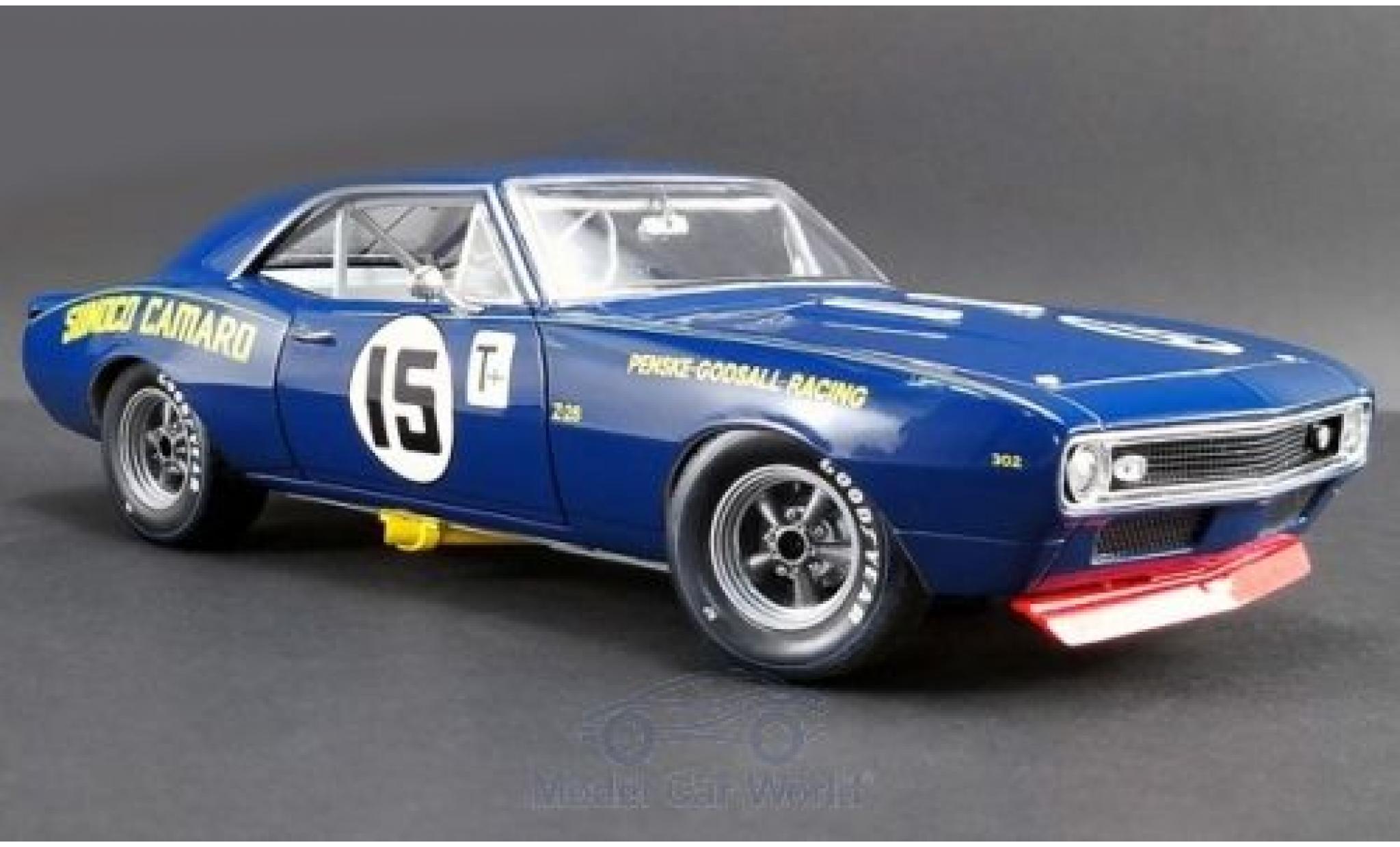 Chevrolet Camaro 1/18 GMP No.15 Penske-Godsall Racing Sunoco 1967 modellino in miniatura