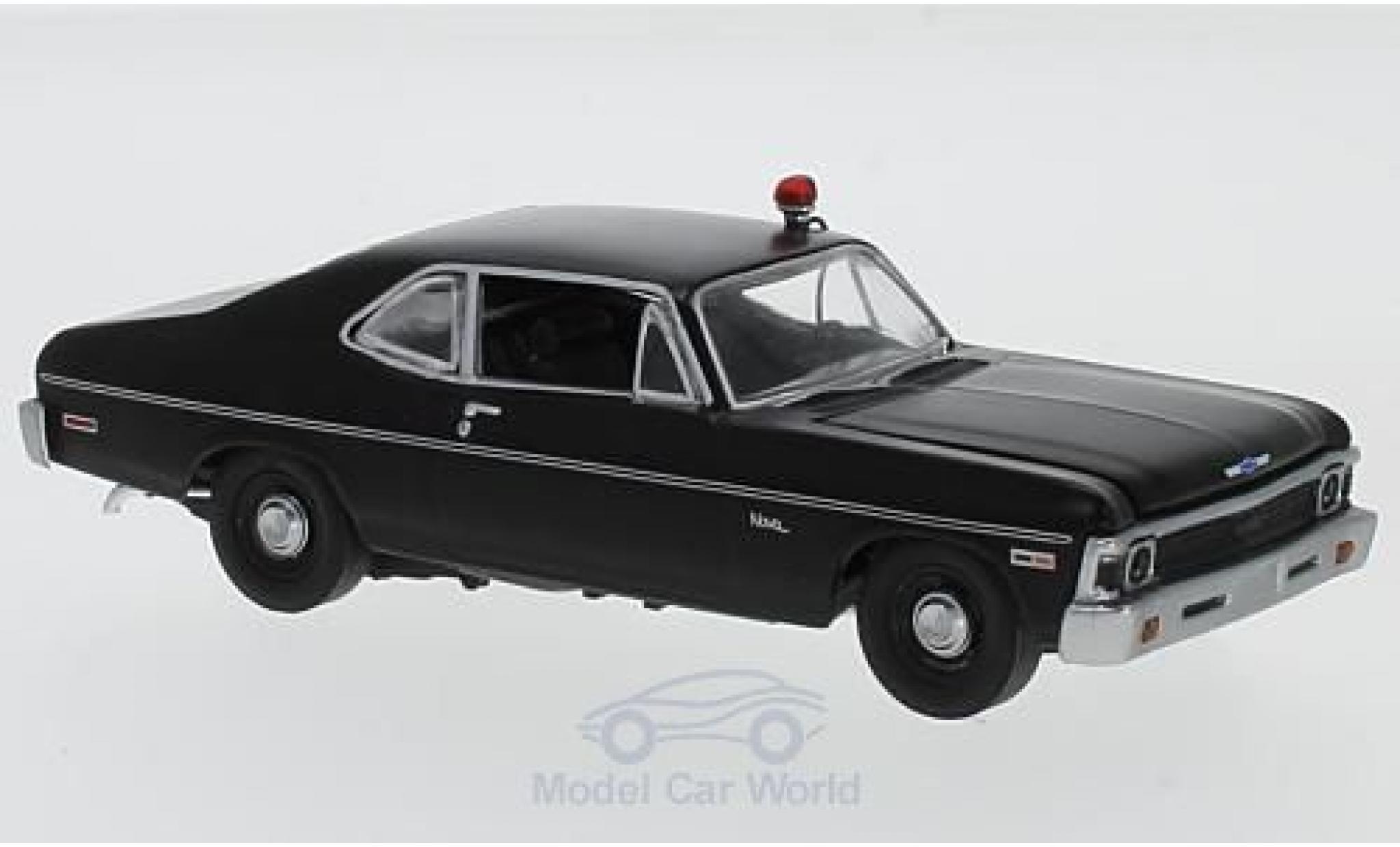 Chevrolet Nova 1969 1/43 GMP matt-nero Hunter (TV Serie) 1969 modellino in miniatura