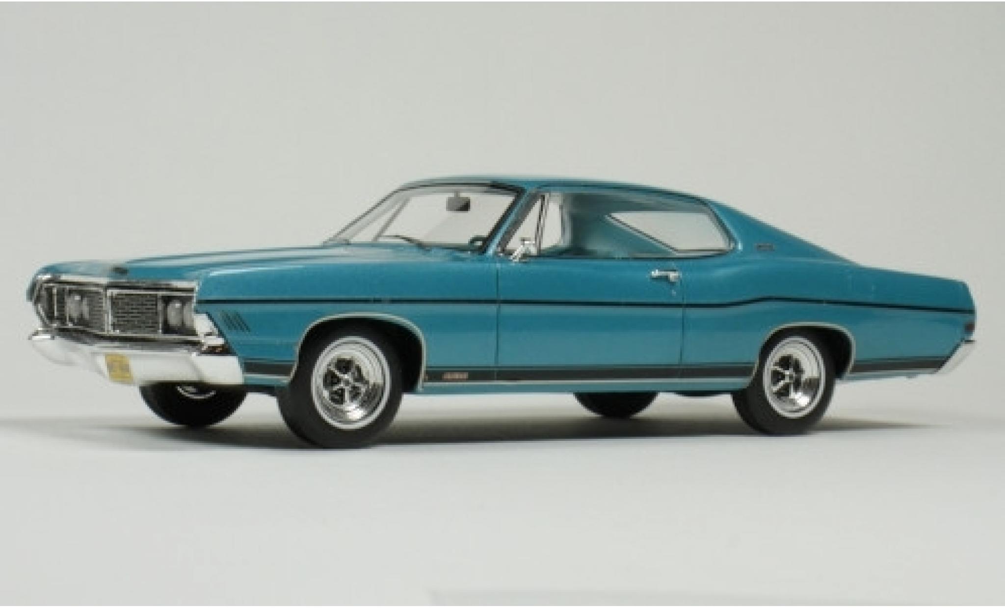 Ford Galaxy 1/43 Goldvarg Collections Galaxie 500 XL metallico türkis 1968 modellino in miniatura