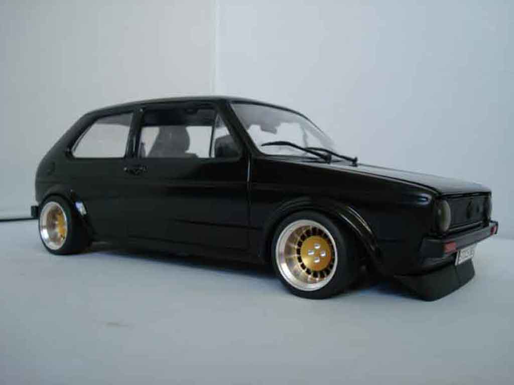 Volkswagen Golf 1 GTI 1/18 Solido German Look 1 GTI jantes bords larges modellino in miniatura