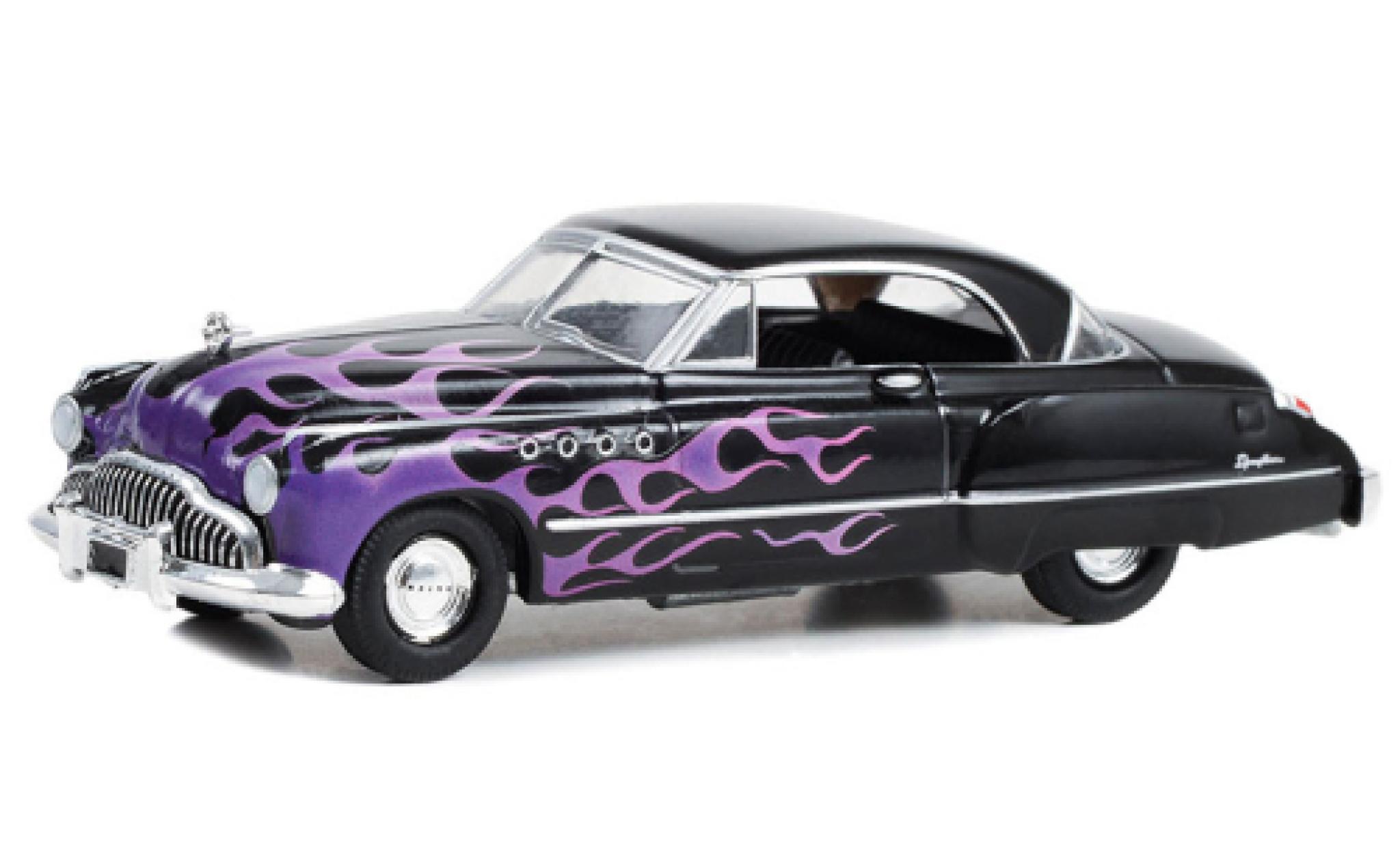 Buick Roadmaster 1/64 Greenlight schwarz/Dekor 1949 1:64 modellino in miniatura