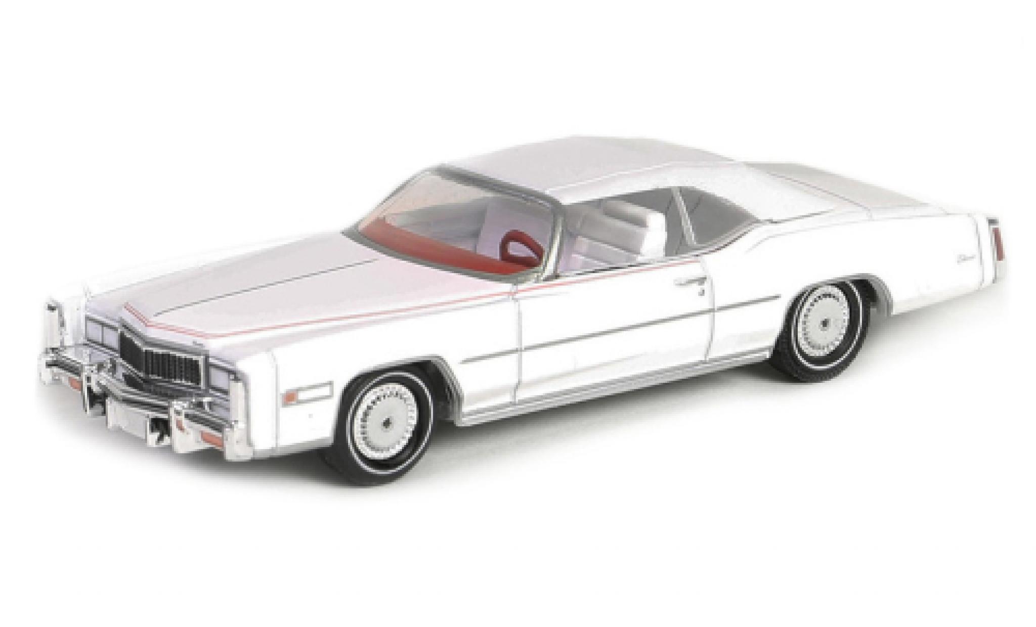 Cadillac Eldorado 1/64 Greenlight Cabriolet weiss 1976 1:64 modellino in miniatura