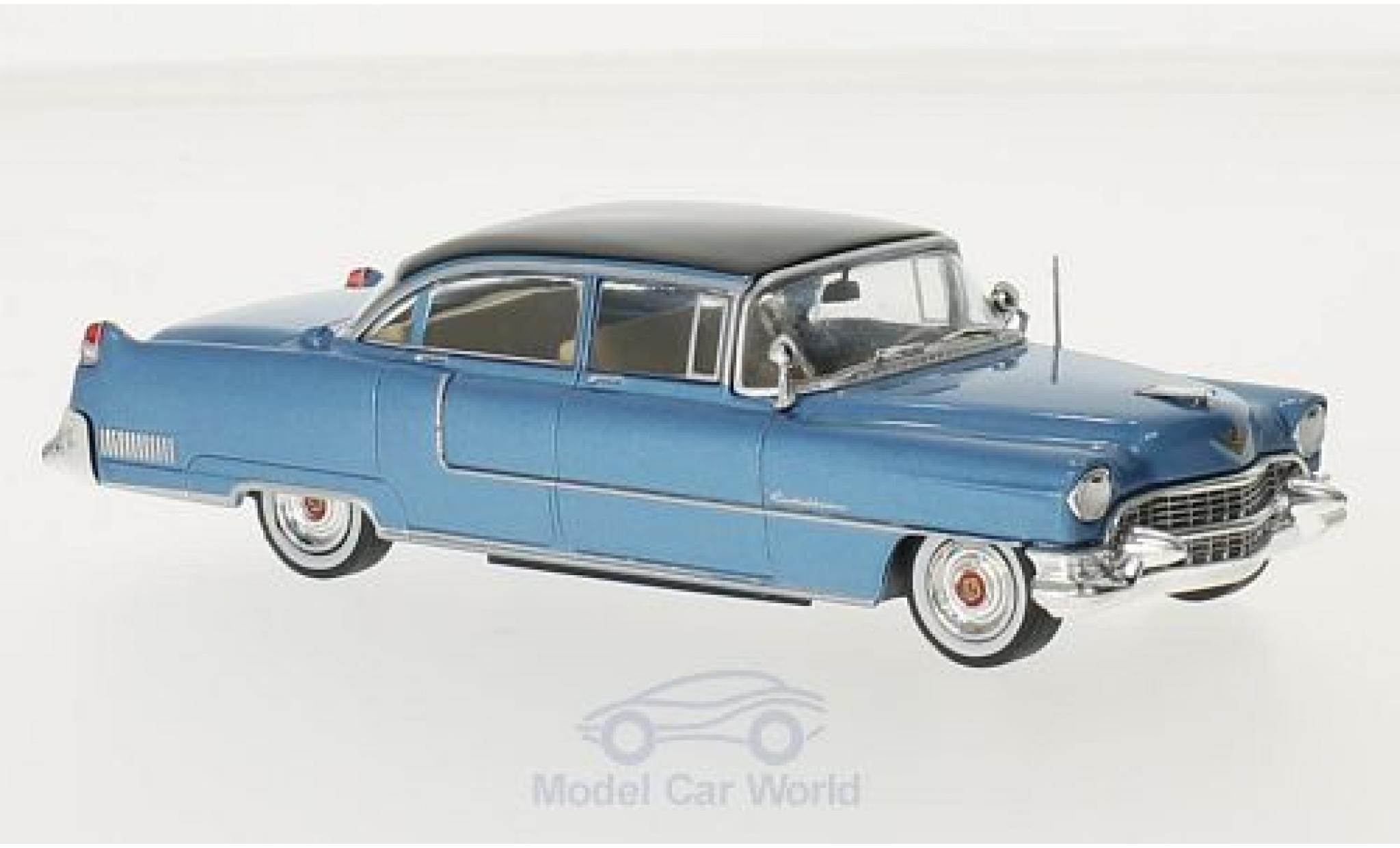 Cadillac Fleetwood 1/43 Greenlight Series 60 metallico blu Elvis Presley 1955 modellino in miniatura