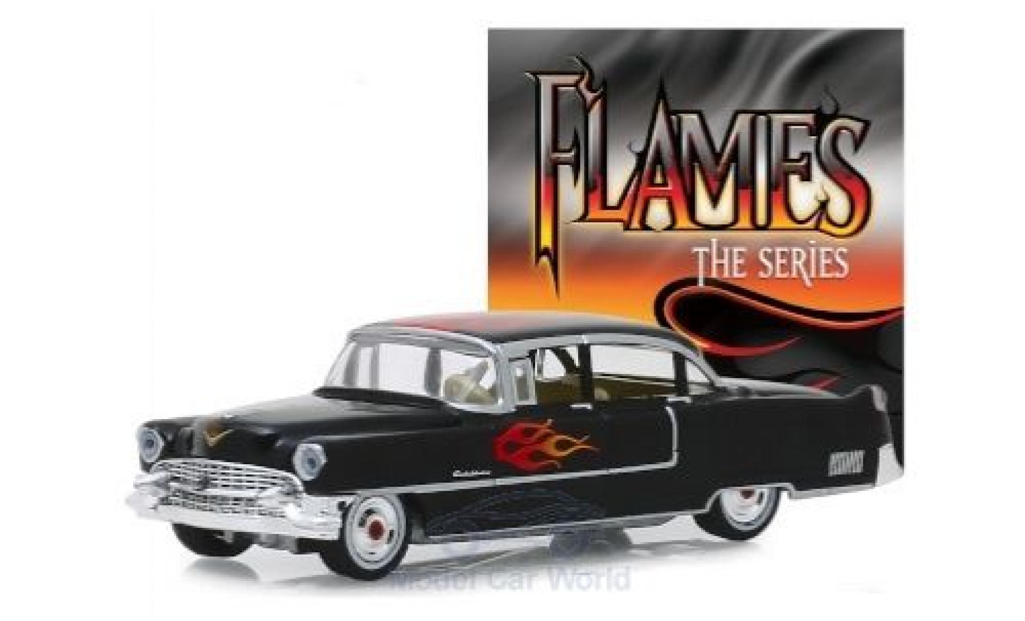 Cadillac Fleetwood 1/64 Greenlight Series 60 Special nero/Dekor 1955 modellino in miniatura