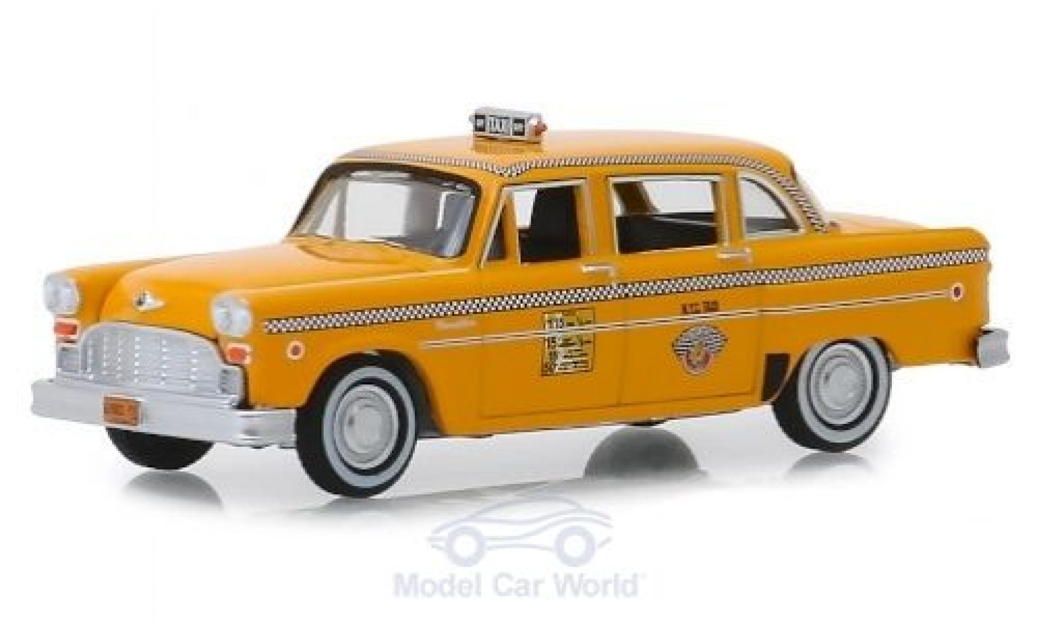 Checker Marathon 1/64 Greenlight A11 N.Y.C. Taxi 1981 modellino in miniatura