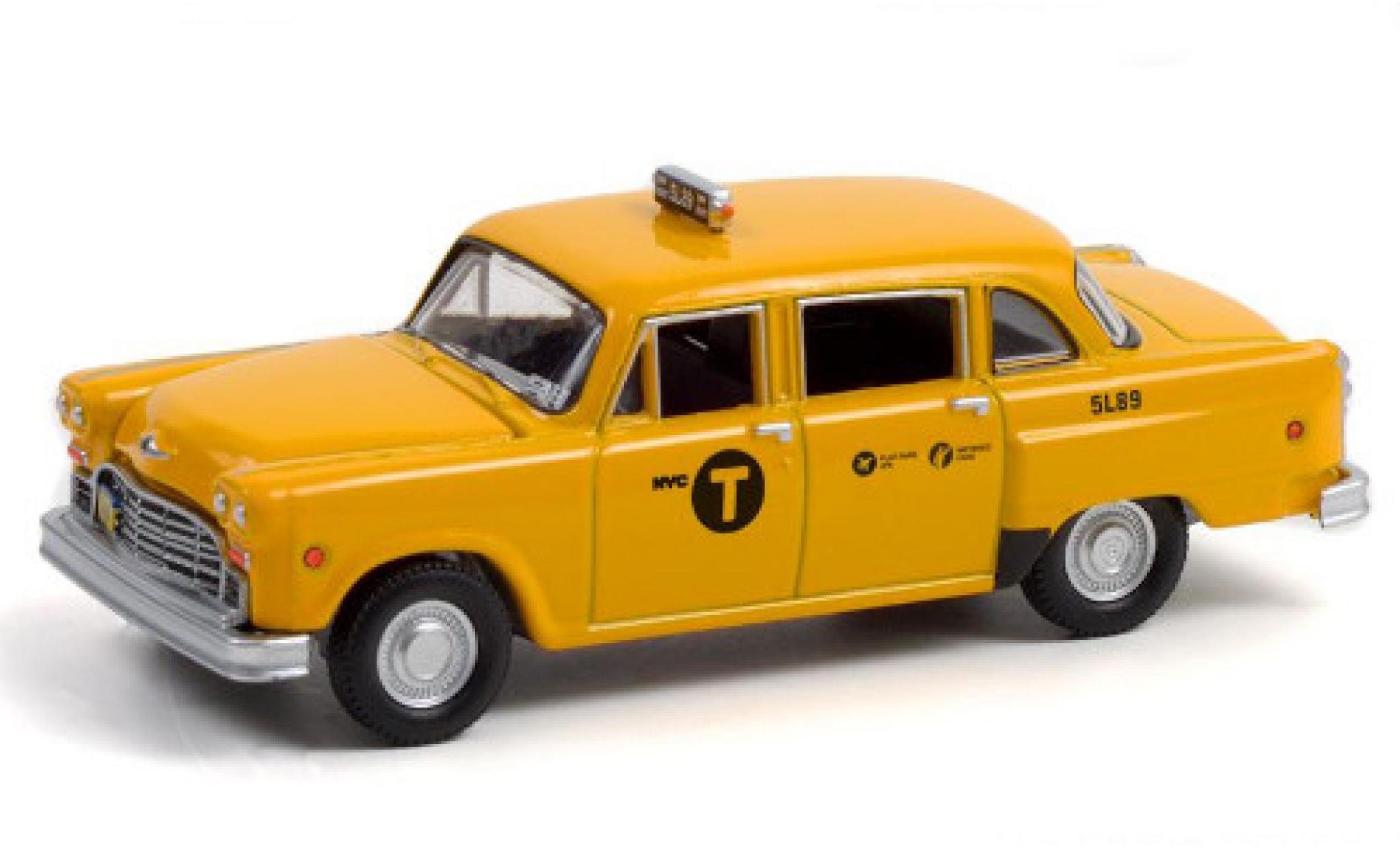 Checker Taxi 1/64 Greenlight 1974 John Wick modellino in miniatura