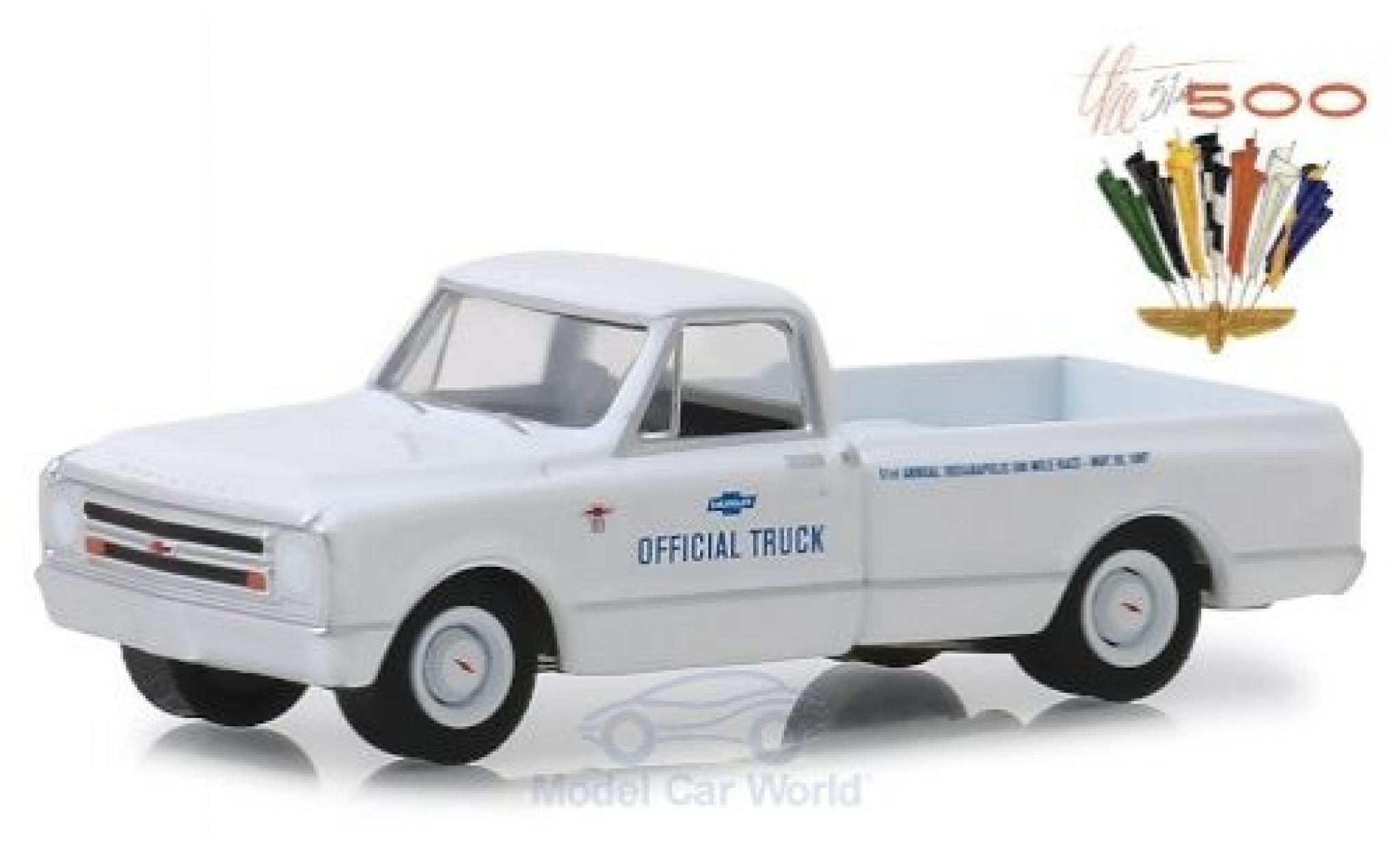 Chevrolet C-10 1/64 Greenlight 1967 51th Indianapolis 500 modellino in miniatura