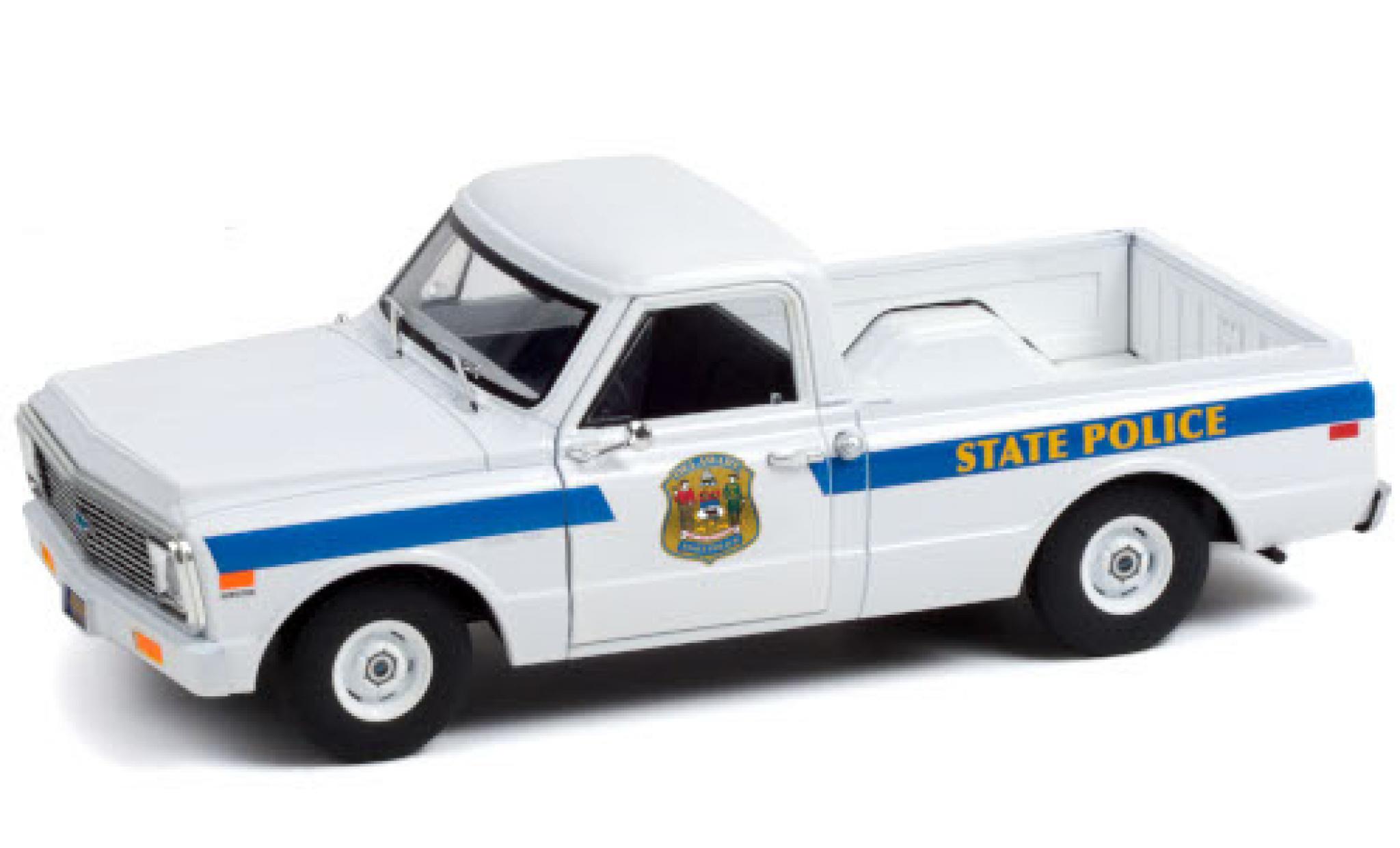 Chevrolet C-10 1/24 Greenlight Delaware State Police 1972 modellino in miniatura