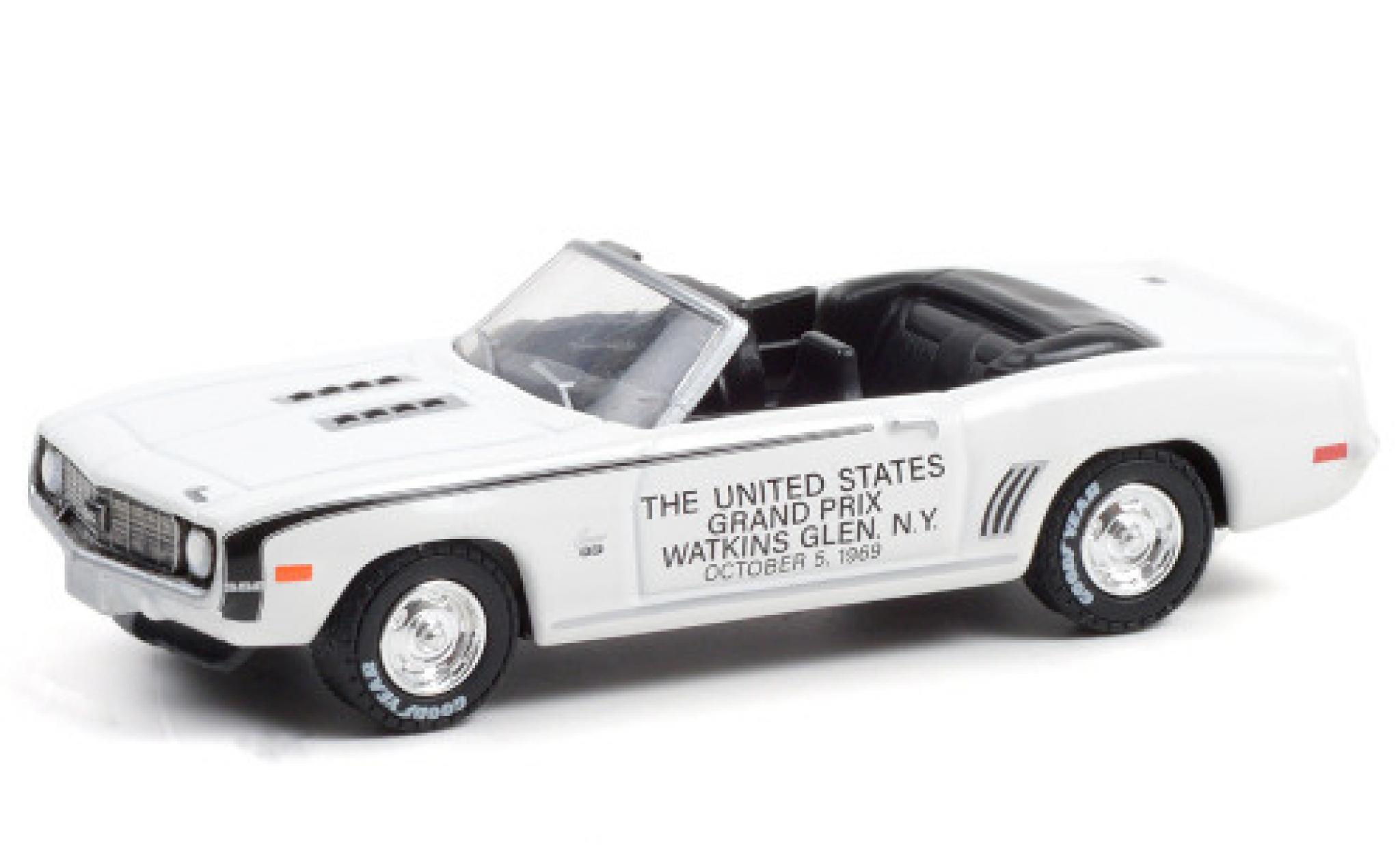 Chevrolet Camaro 1/64 Greenlight Convertibile Tennessee State Trooper 1969 The United States Grand Prix modellino in miniatura
