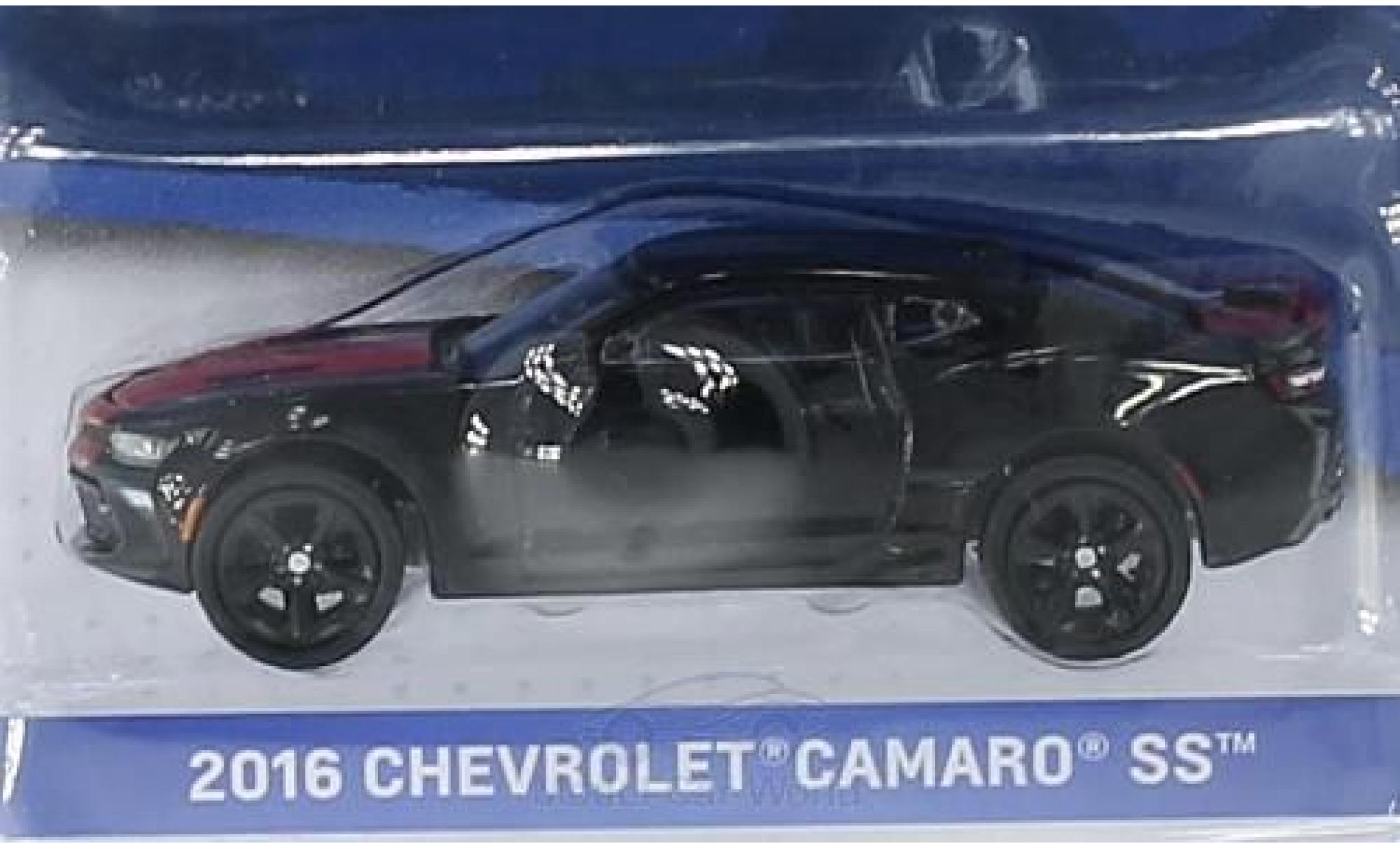 Chevrolet Camaro 1/64 Greenlight SS nero/rosso 2016 General Motors Series 1 ohne Vitrine modellino in miniatura