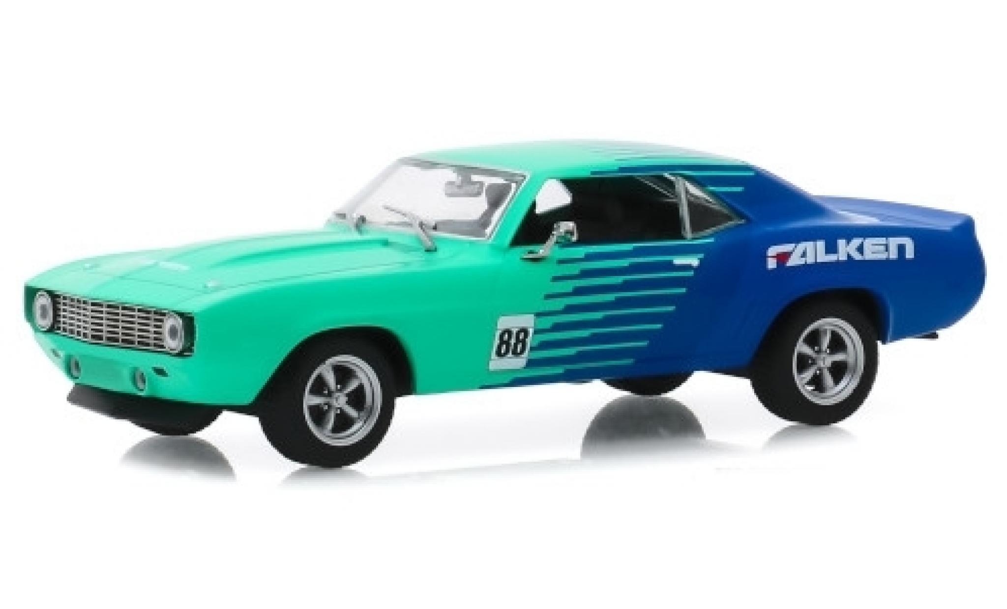 Chevrolet Camaro 1/43 Greenlight Tuning Falken 1969 No.88 modellino in miniatura
