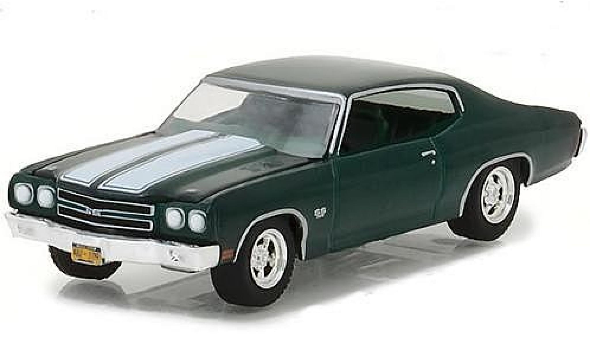 Chevrolet Chevelle 1/64 Greenlight SS 396 metallico verde Film John Wick 1970 modellino in miniatura