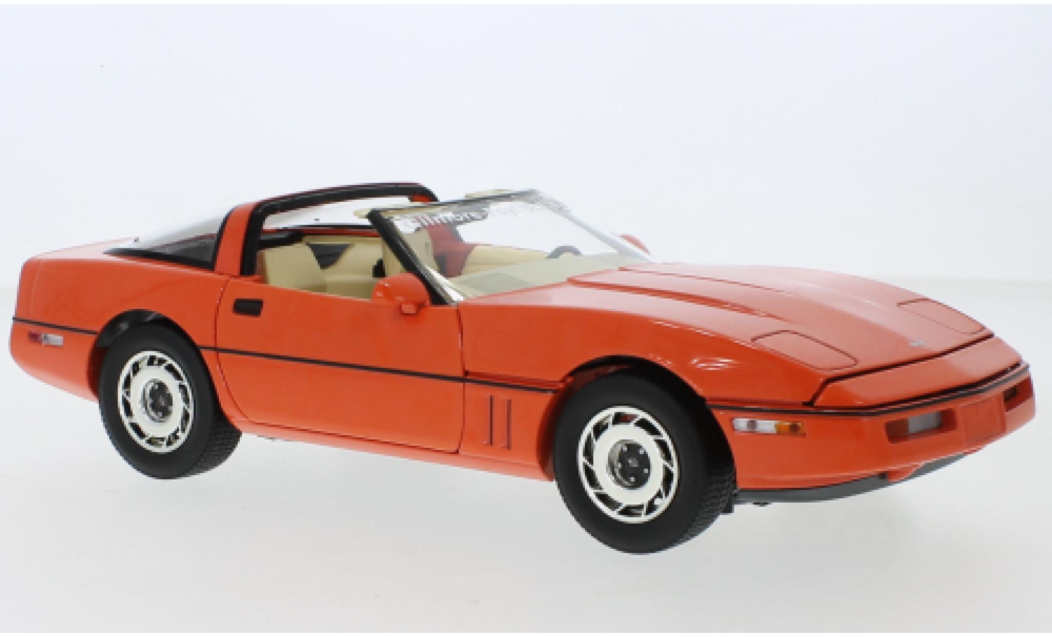 Chevrolet Corvette 1/18 Greenlight (C4) orange Gilmore-Foyt 1984 Dach abnehmbar modellino in miniatura