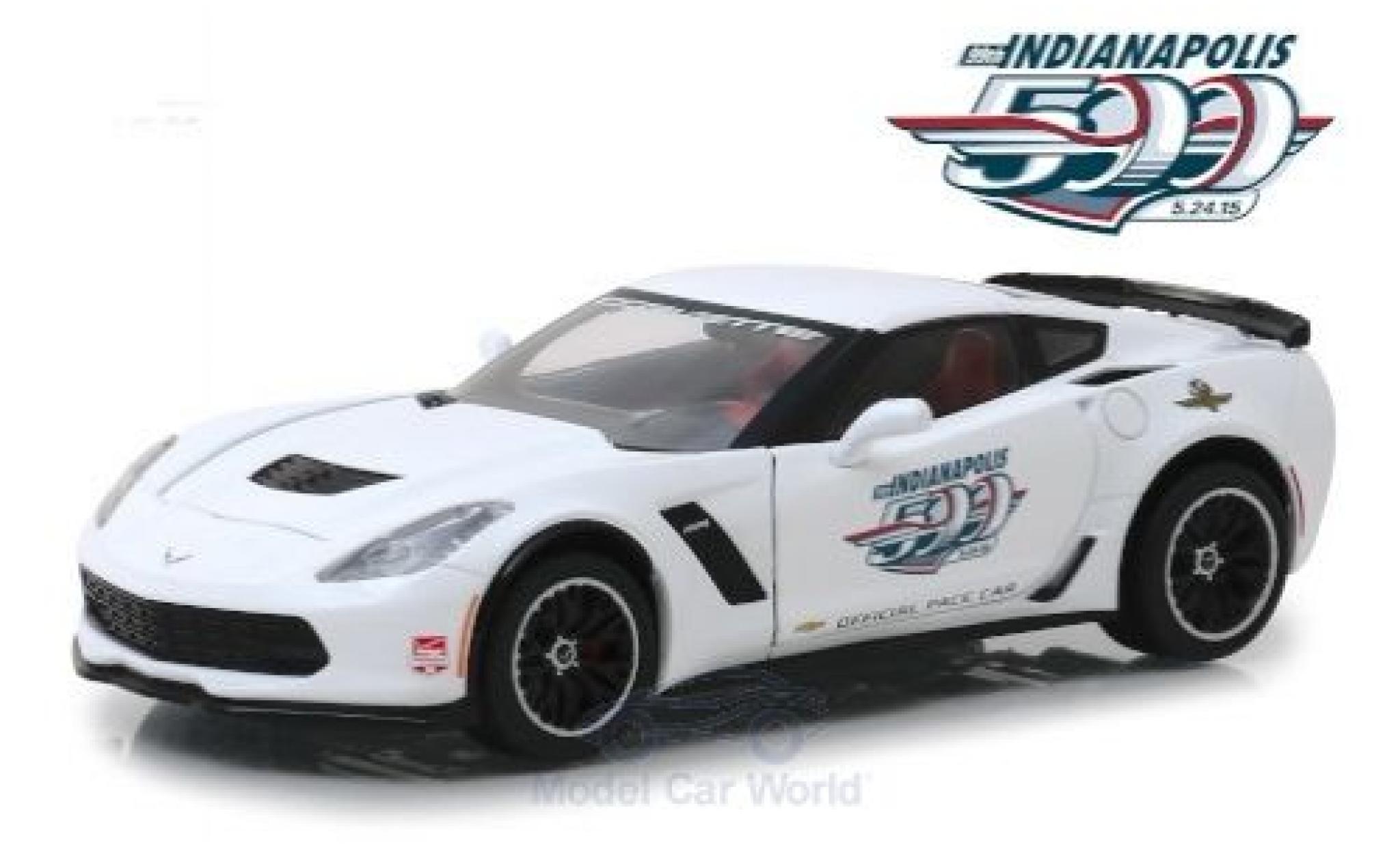 Chevrolet Corvette 1/24 Greenlight Z06 Indianapolis 500 2015 Official Pace Car modellino in miniatura