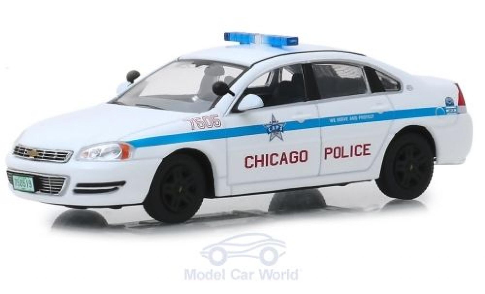 Chevrolet Impala 1/43 Greenlight Chicago Police 2010 modellino in miniatura