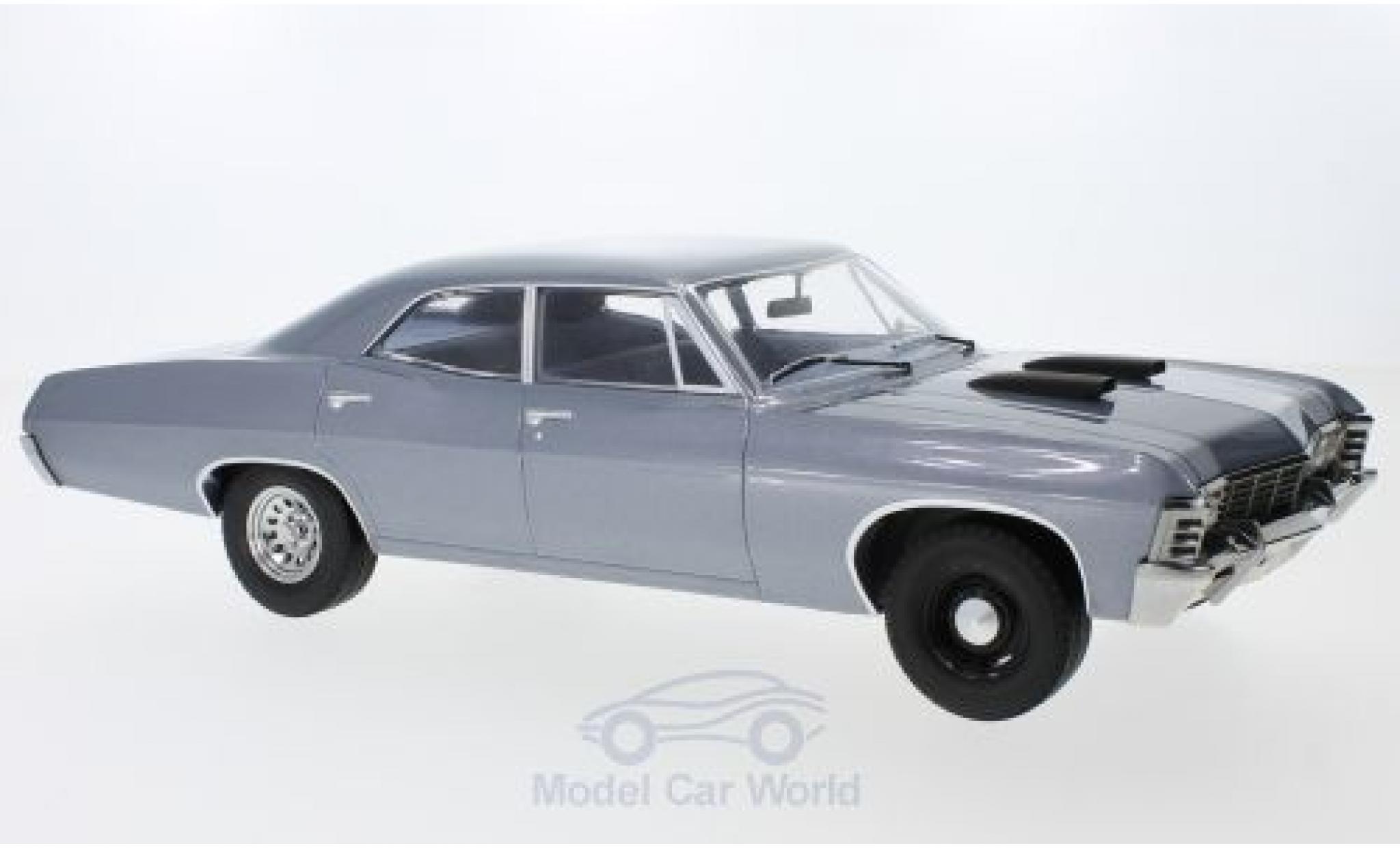 Chevrolet Impala 1967 1/18 Greenlight Sedan grigio The A-Team 1967 modellino in miniatura