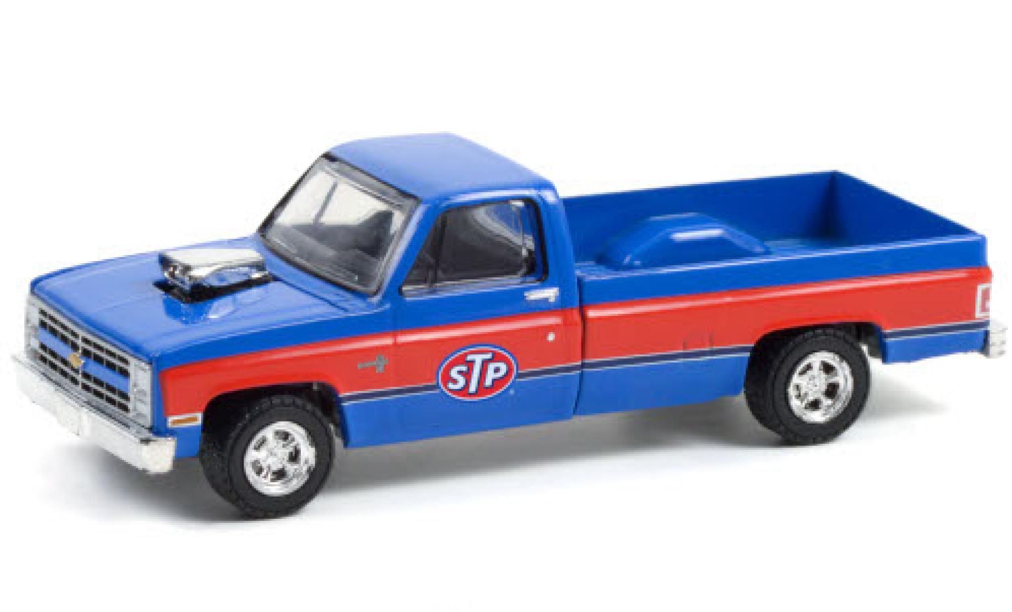 Chevrolet Silverado 1/64 Greenlight Custom STP 1987 modellino in miniatura
