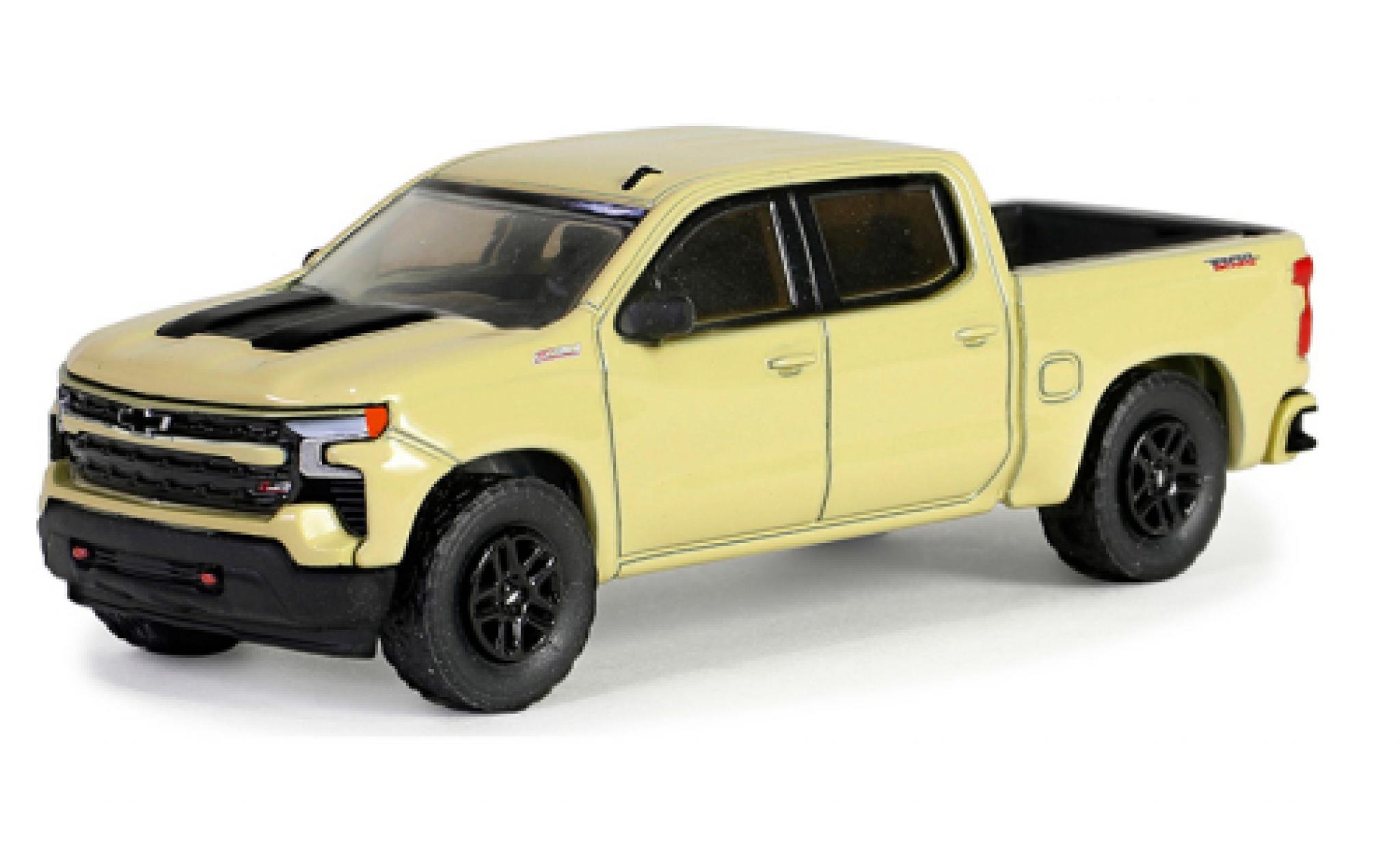 Chevrolet Silverado 1/64 Greenlight LT Trail Boss beige 2023 1:64 modellino in miniatura