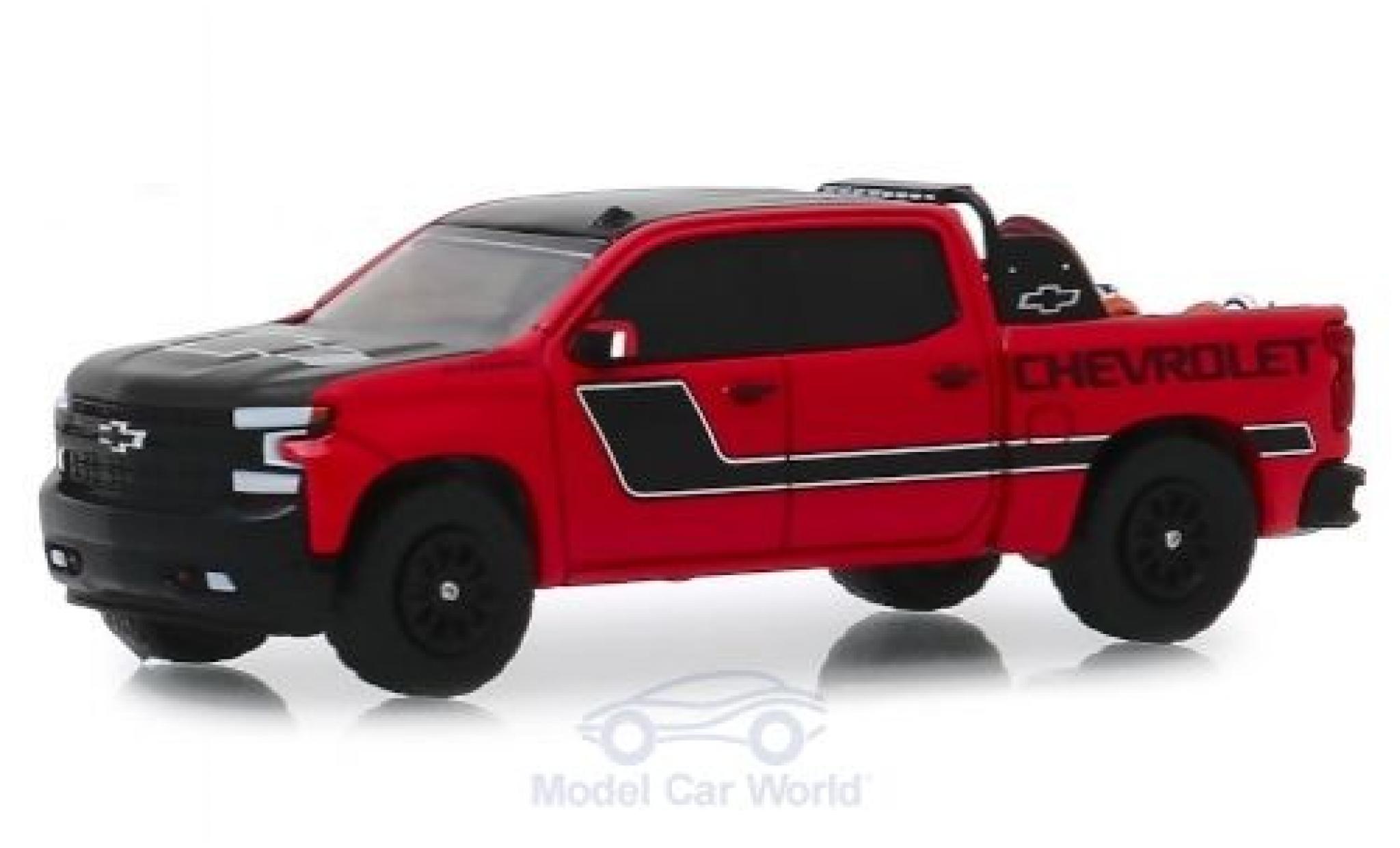 Chevrolet Silverado 1/64 Greenlight rosso/Dekor California Highway Patrol 2019 modellino in miniatura