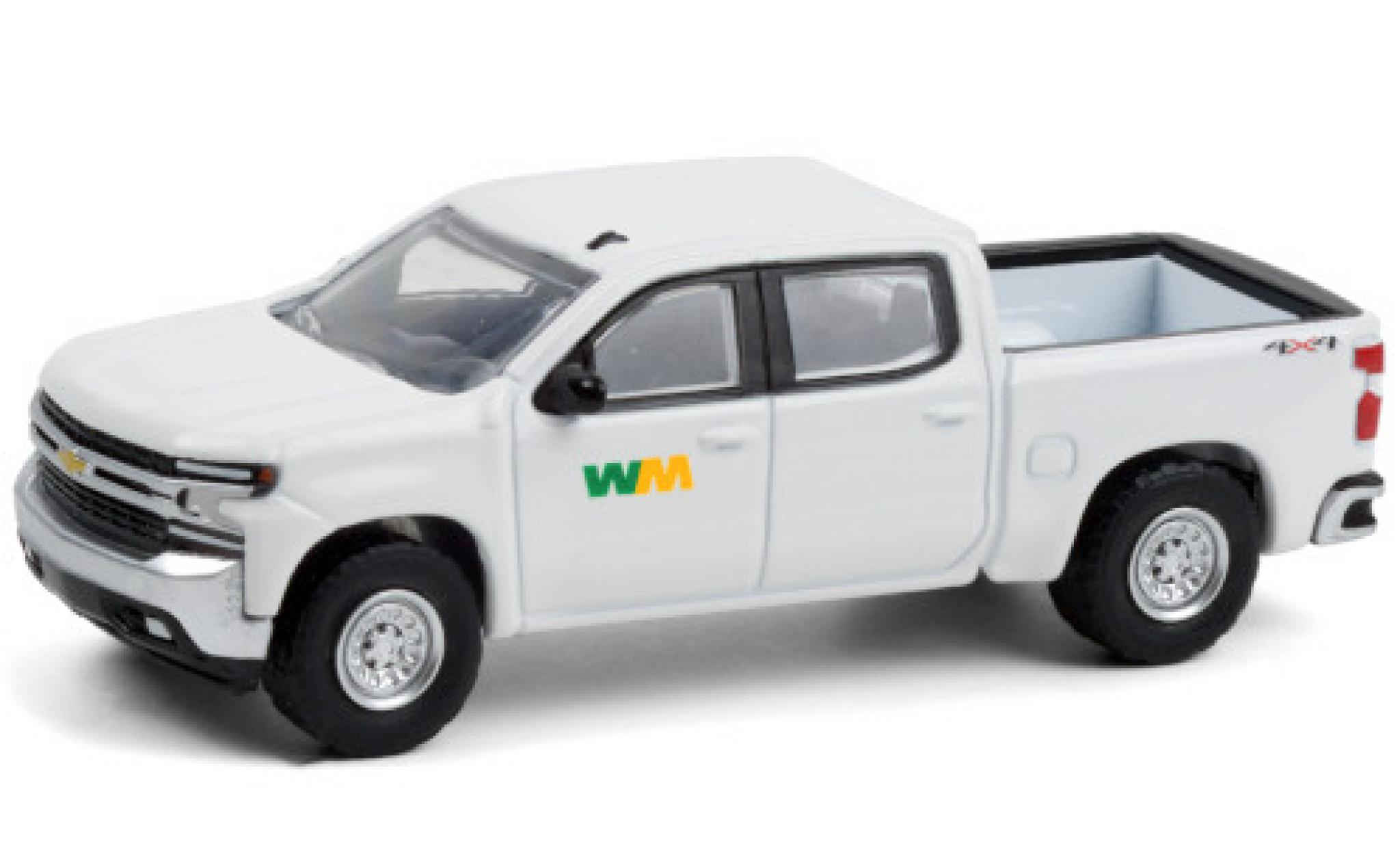 Chevrolet Silverado 1/64 Greenlight WM - Waste Management 2020 modellino in miniatura