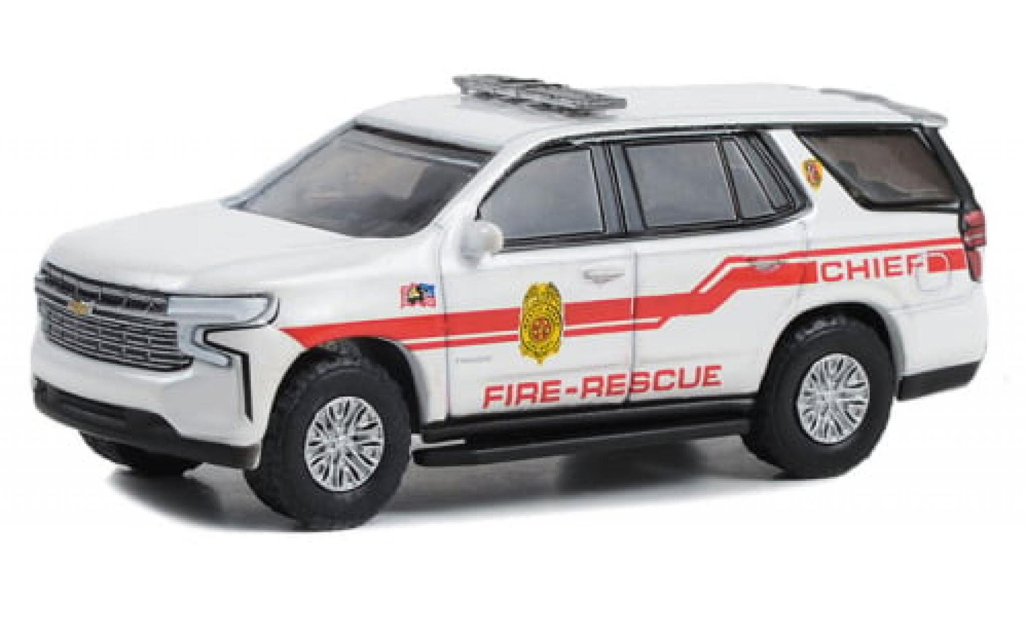 Chevrolet Tahoe 1/64 Greenlight Mastic Beach Fire Department 2021 1:64 modellino in miniatura
