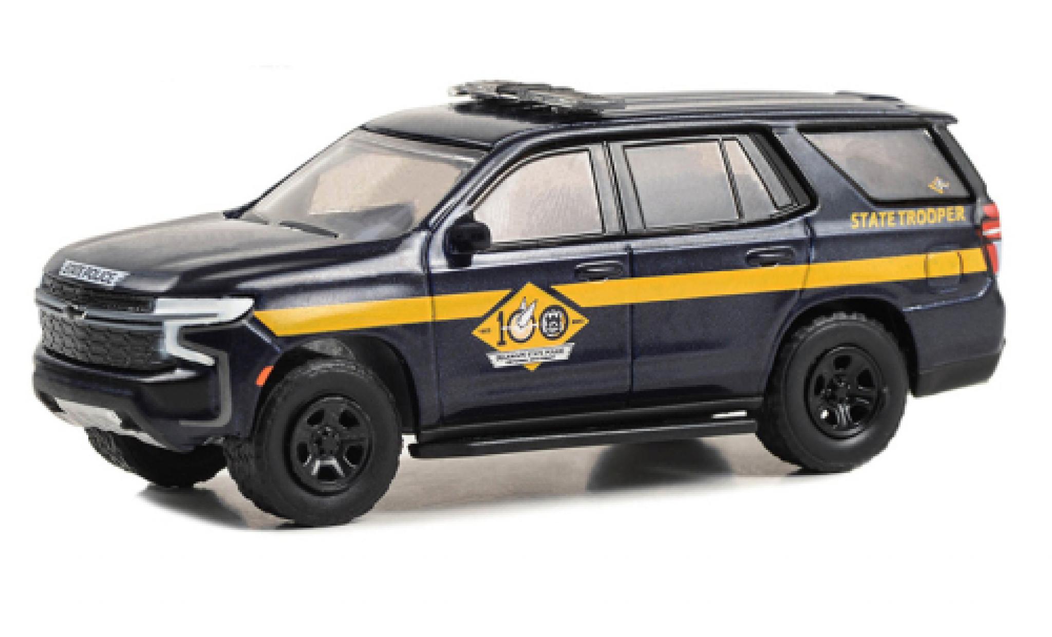 Chevrolet Tahoe 1/64 Greenlight Police Pursuit Vehicle Delaware State Police 2023 1:64 modellino in miniatura