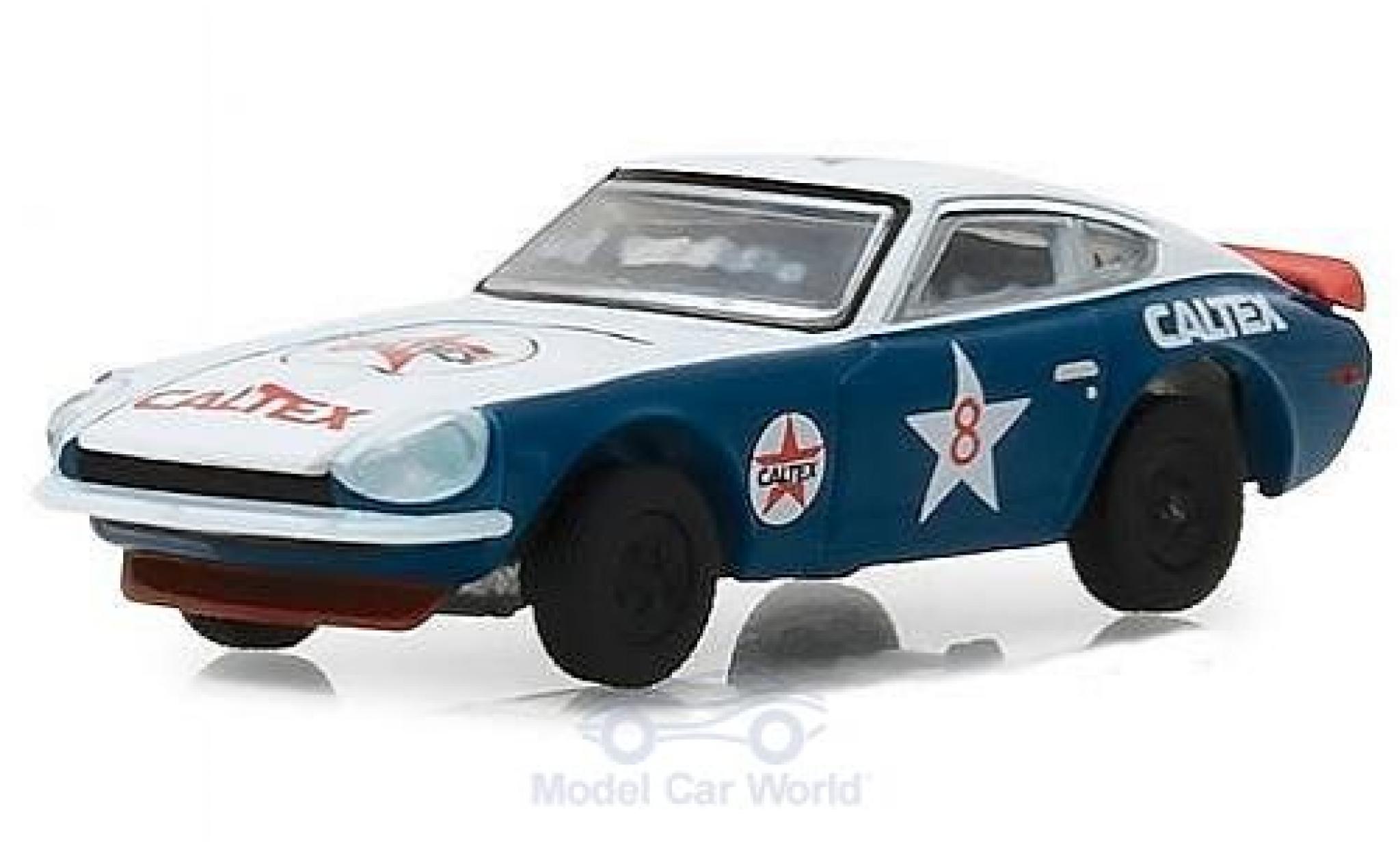Datsun 240Z 1/64 Greenlight Caltex 1970 modellino in miniatura