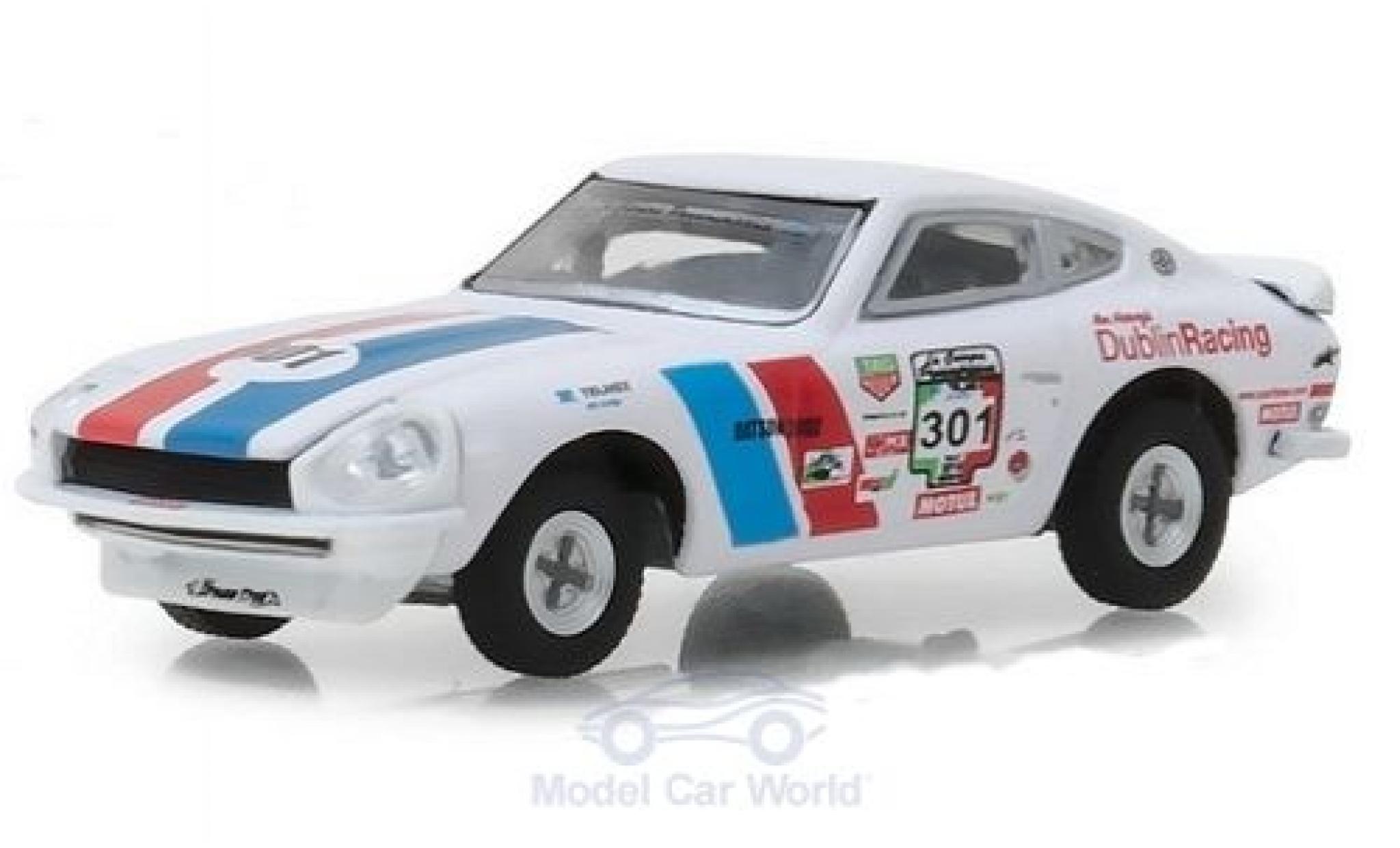 Datsun 240Z 1/64 Greenlight Rally No.301 1970 modellino in miniatura