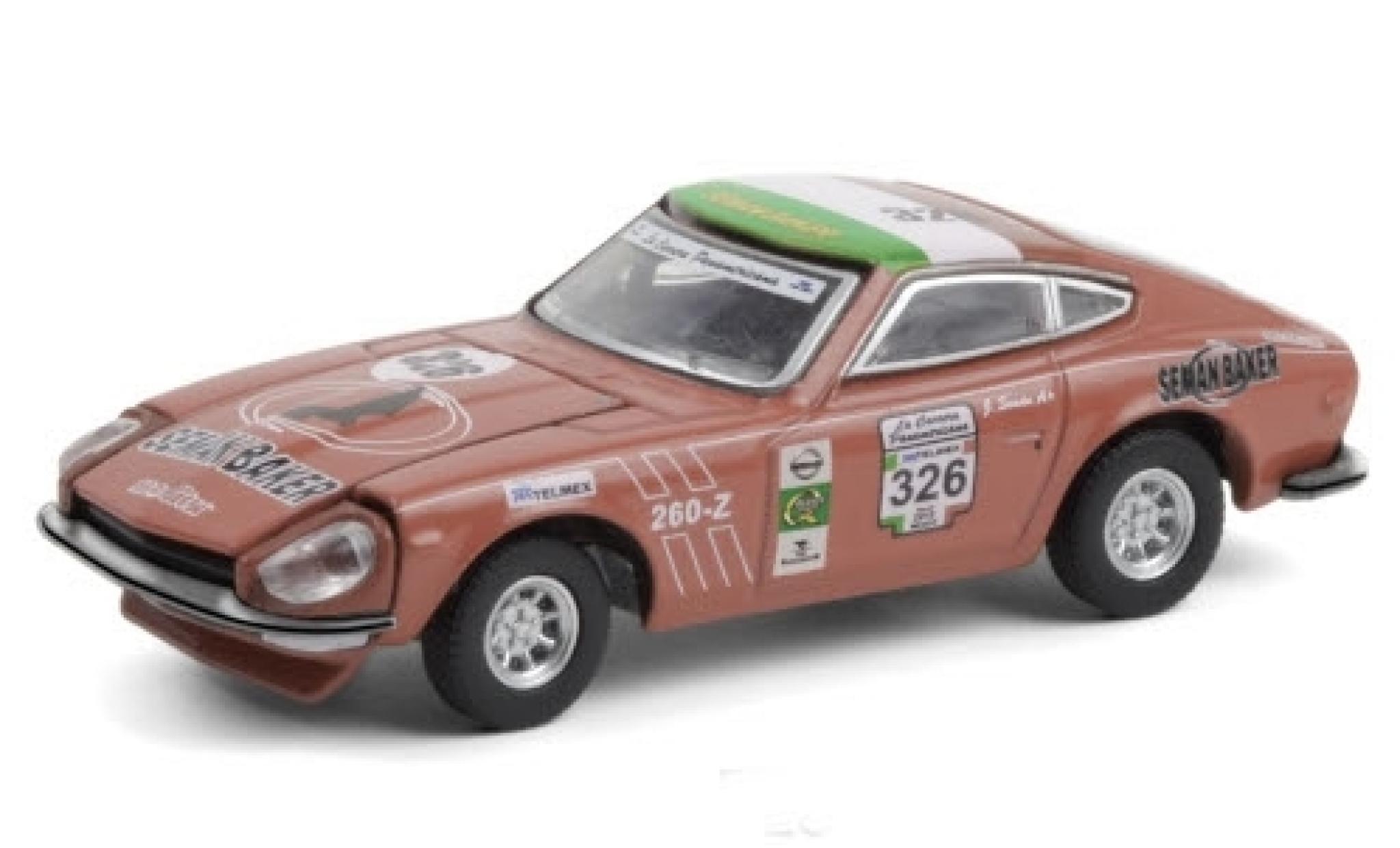 Datsun 260Z 1/64 Greenlight No.326 Carrera Panamericana Mexico 1974 modellino in miniatura