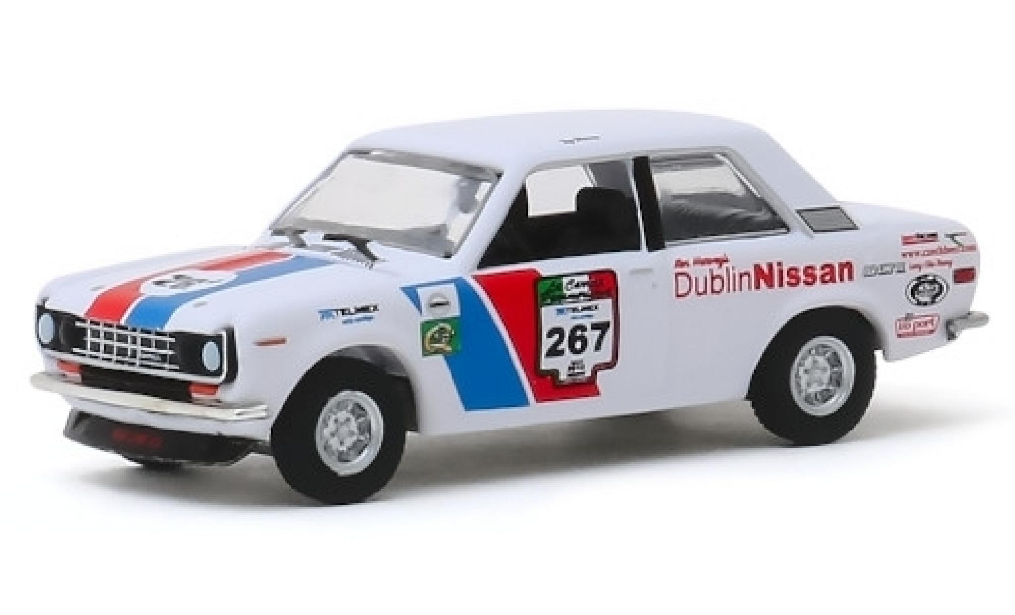 Datsun 510 1/64 Greenlight No.267 Carrera Panamericana 1972 modellino in miniatura
