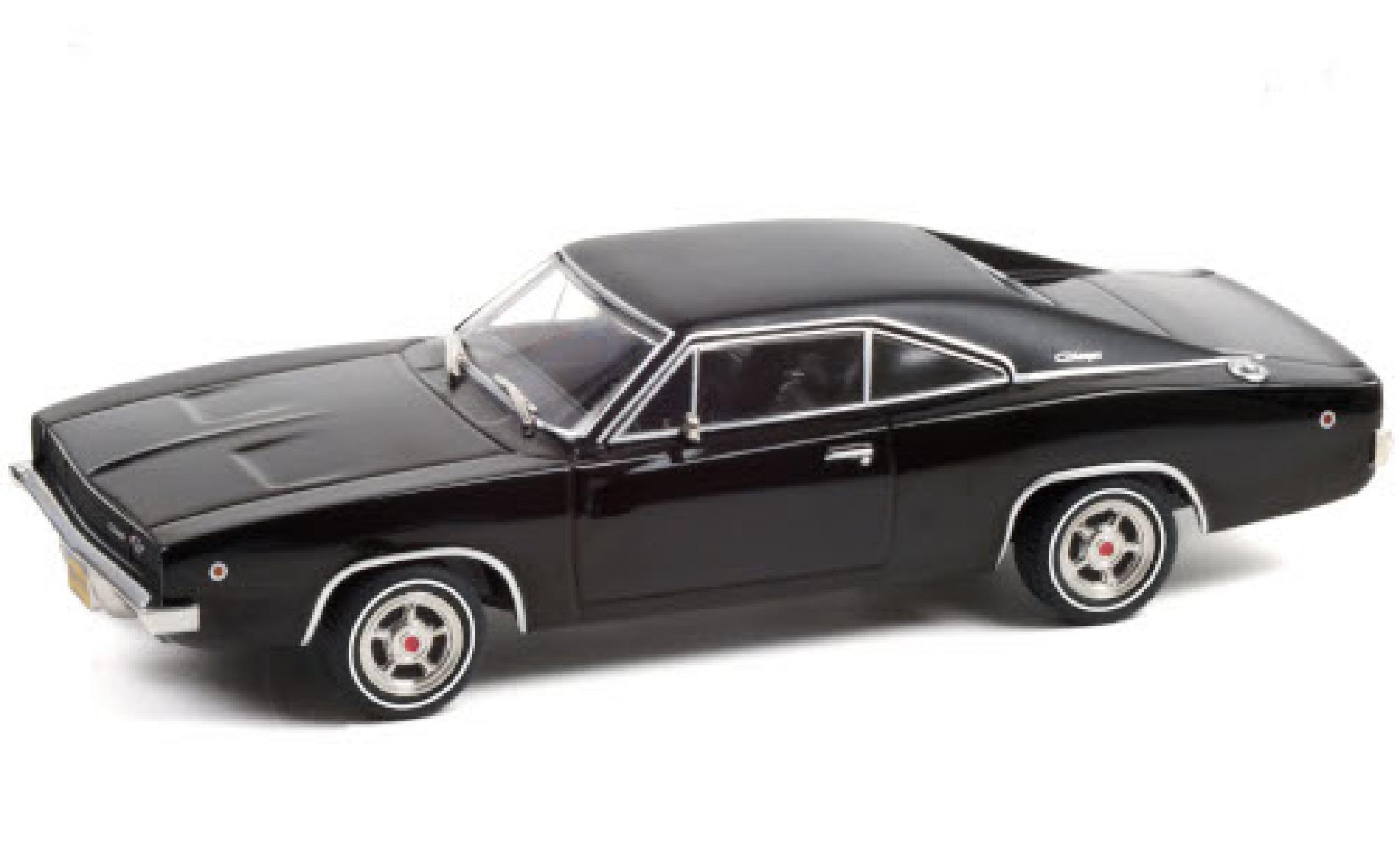 Dodge Charger 1/43 Greenlight R/T nero/matt-nero 1968 John Wick (2014) modellino in miniatura