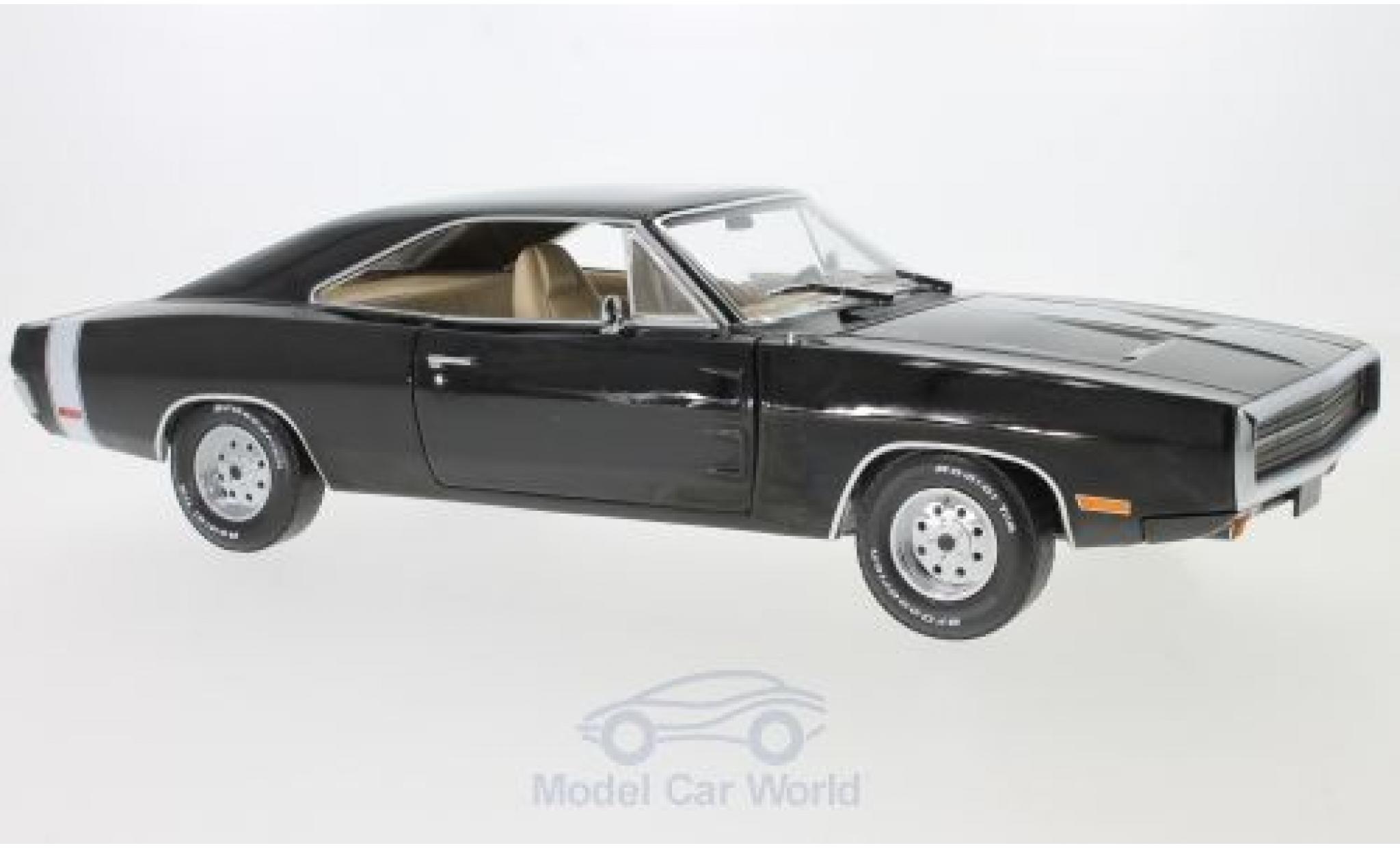 Dodge Charger 1970 1/18 Greenlight nero Supernatural TV Series 1970 modellino in miniatura