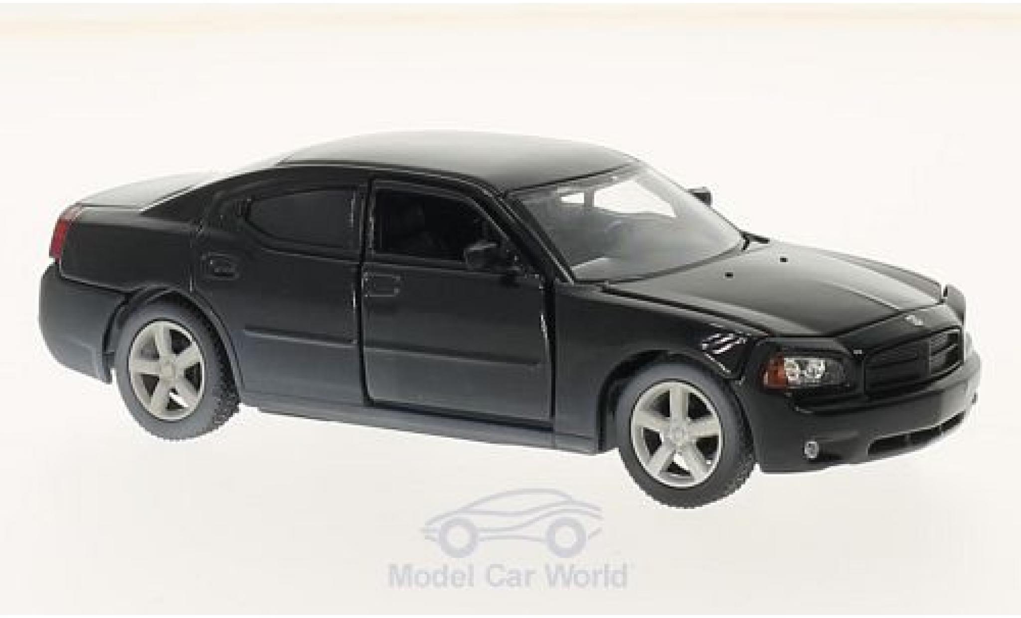 Dodge Charger Police 1/43 Greenlight nero The Walking Dead 2006 Daryl Dixons Police modellino in miniatura