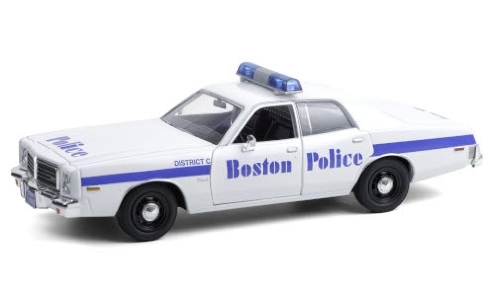 Dodge Coronet 1/24 Greenlight Boston Police 1976 modellino in miniatura