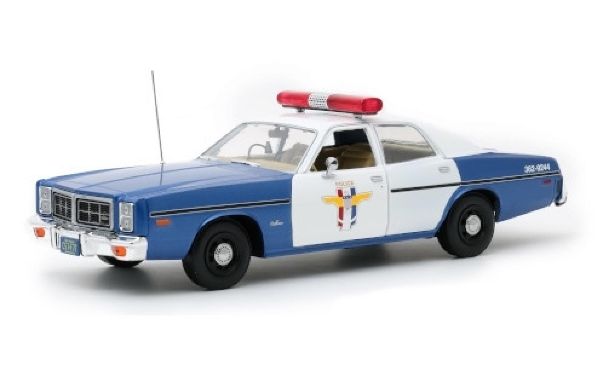 Dodge Monaco 1/18 Greenlight Camp Crystal Lake Police (Friday the 13th) 1978 modellino in miniatura