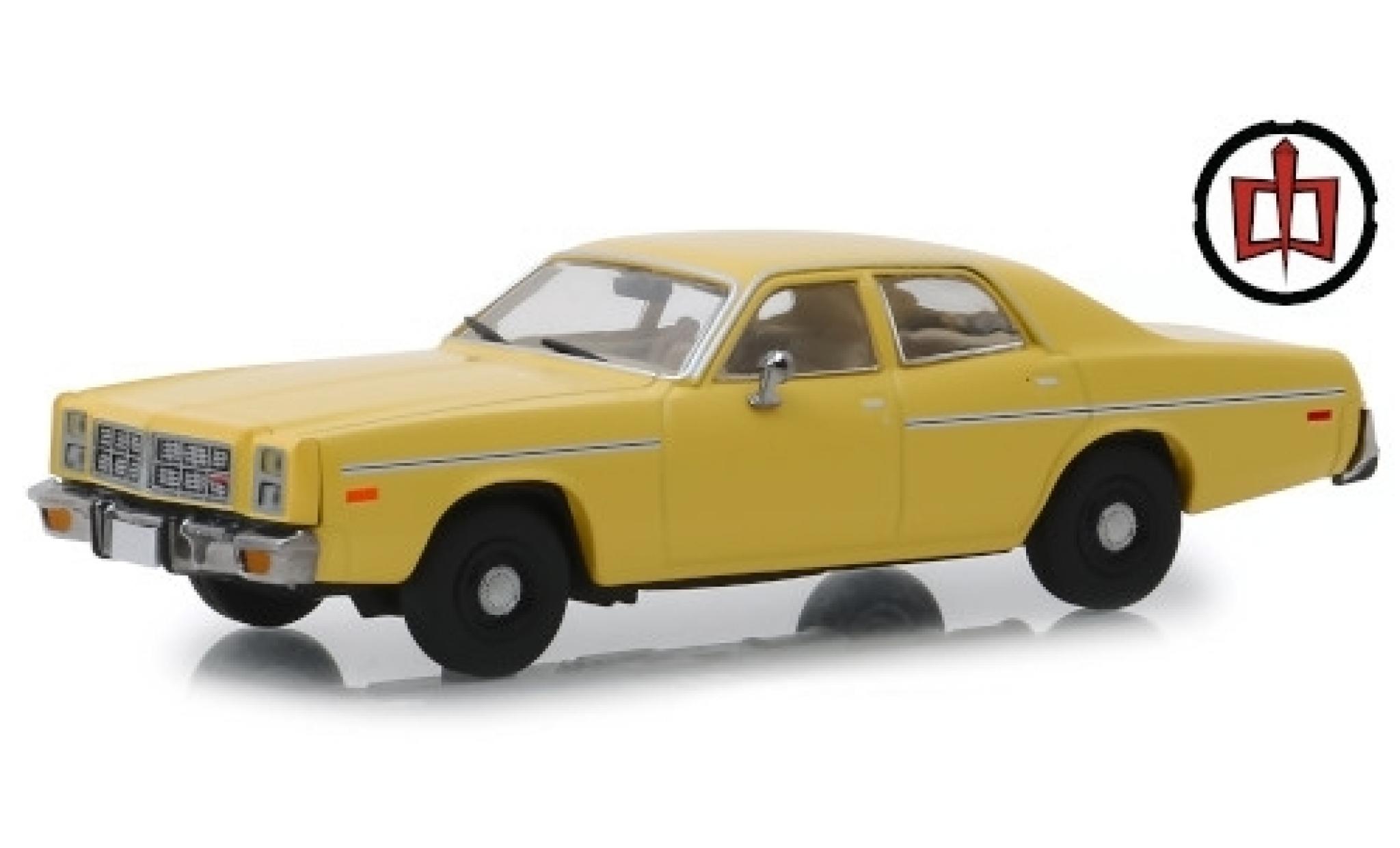 Dodge Monaco 1/43 Greenlight giallo The Greatest American Hero 1978 modellino in miniatura