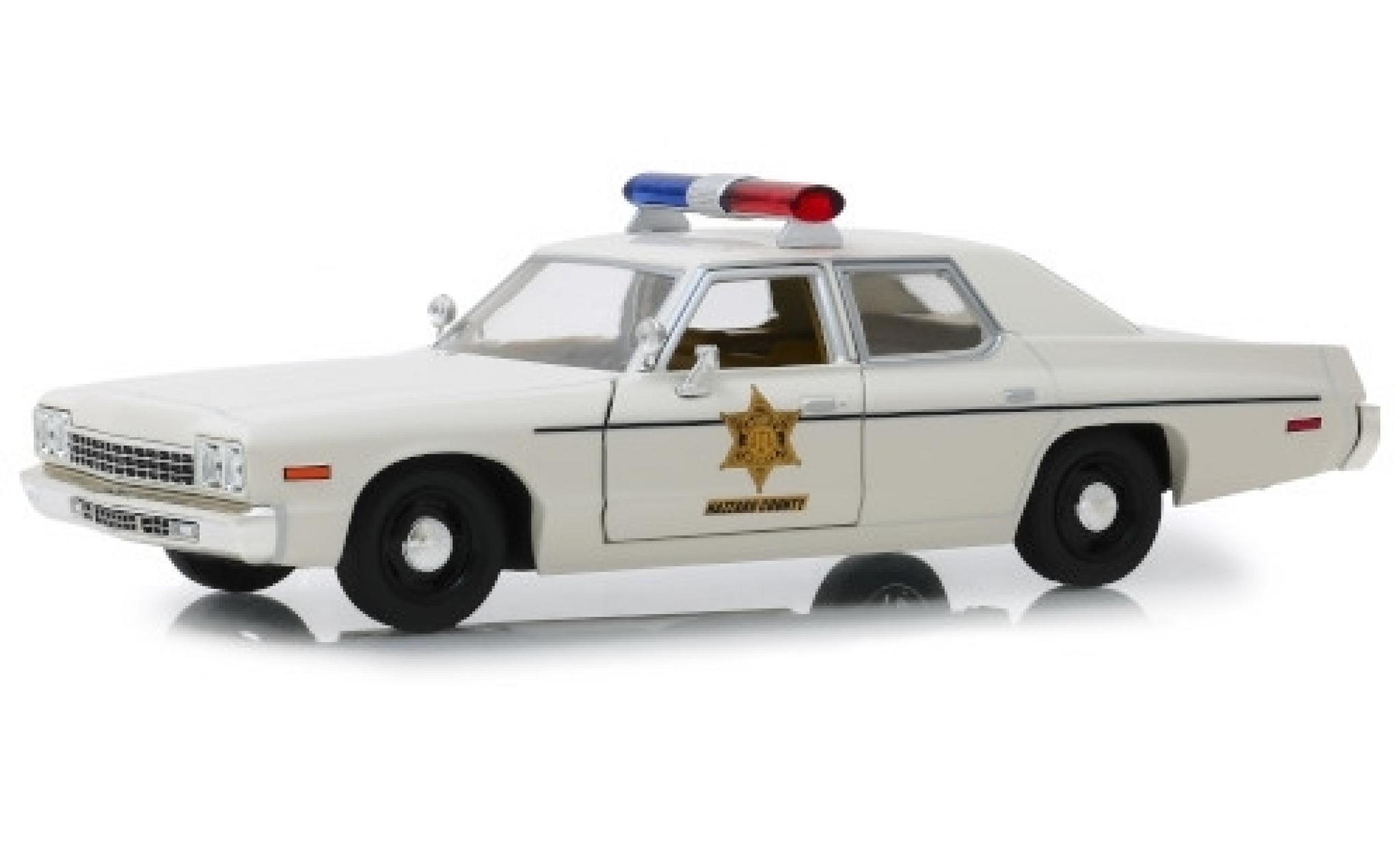 Dodge Monaco 1/24 Greenlight Hazzard County Sheriff modellino in miniatura