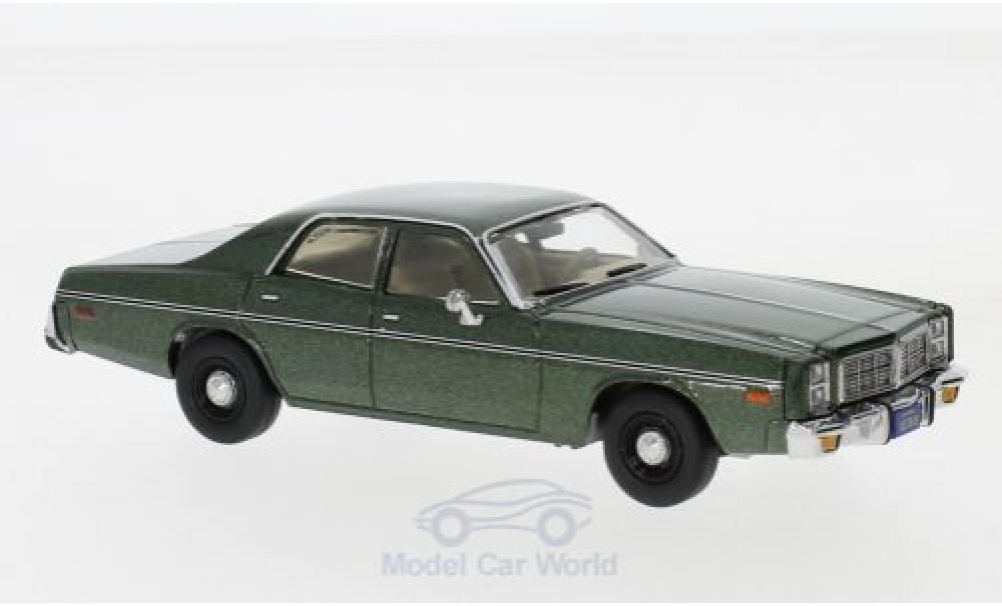 Dodge Monaco 1978 1/43 Greenlight metallico verde Hunter 1978 modellino in miniatura