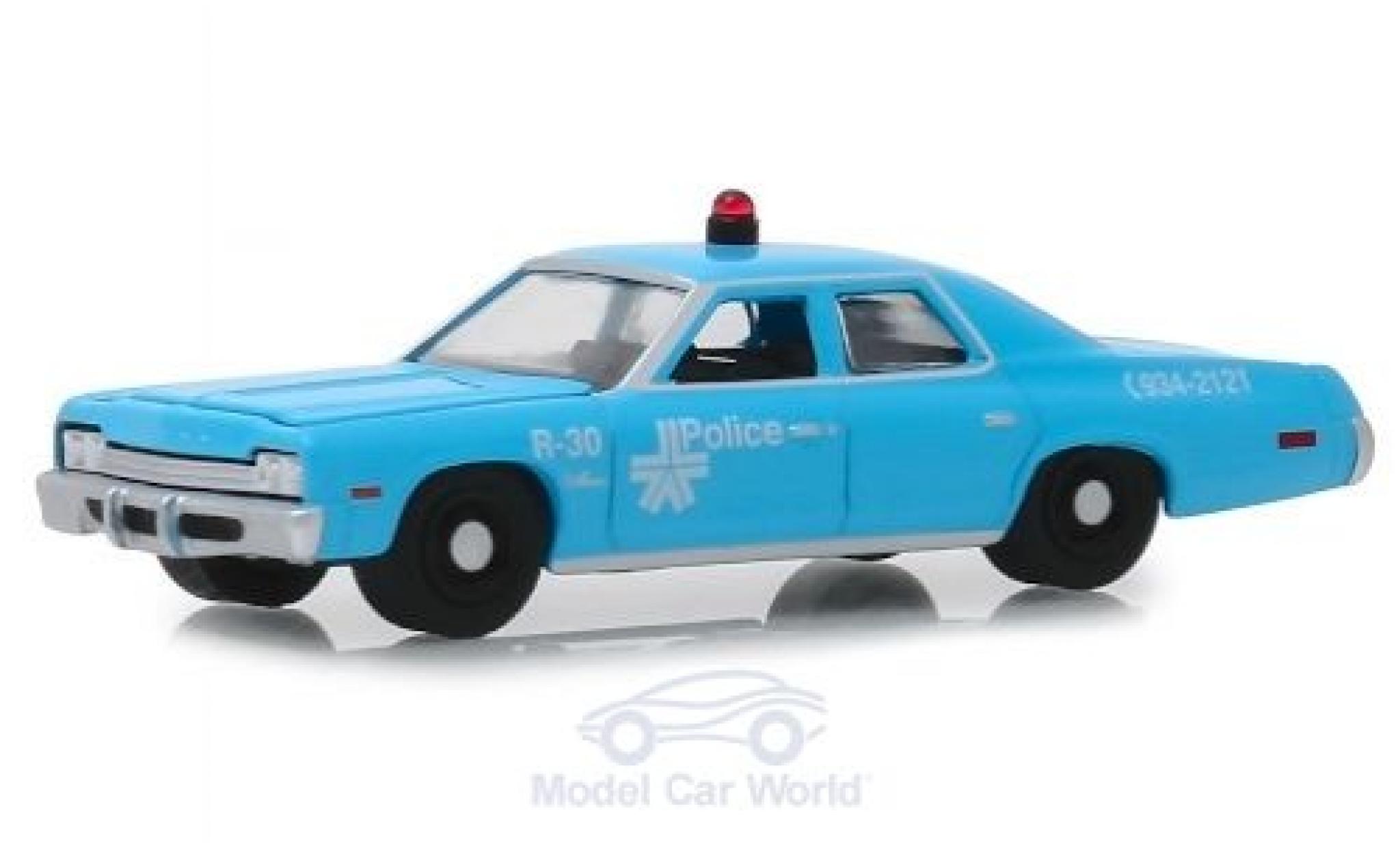 Dodge Monaco 1/64 Greenlight Montreal Police 1974 modellino in miniatura