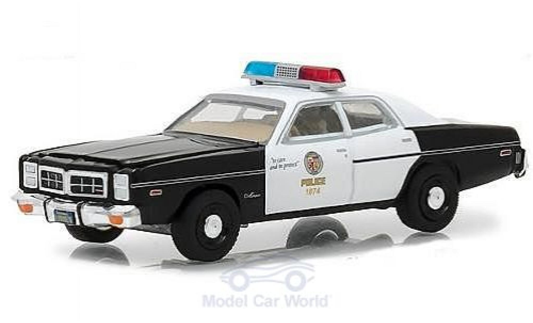 Dodge Monaco 1/64 Greenlight Police - The Terminator 1977 modellino in miniatura
