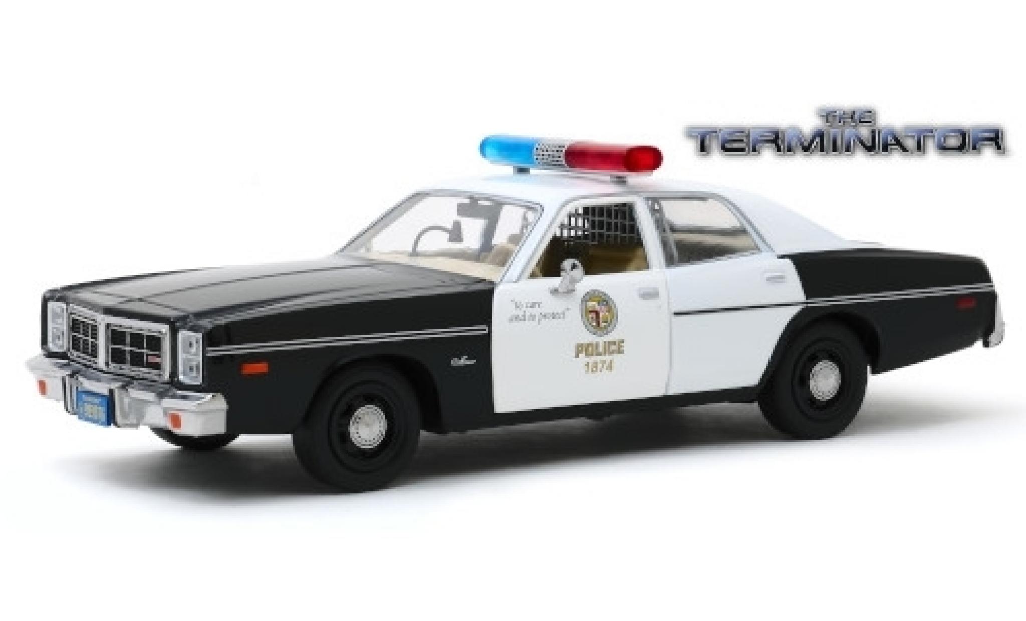 Dodge Monaco 1/24 Greenlight The Terminator 1977 modellino in miniatura