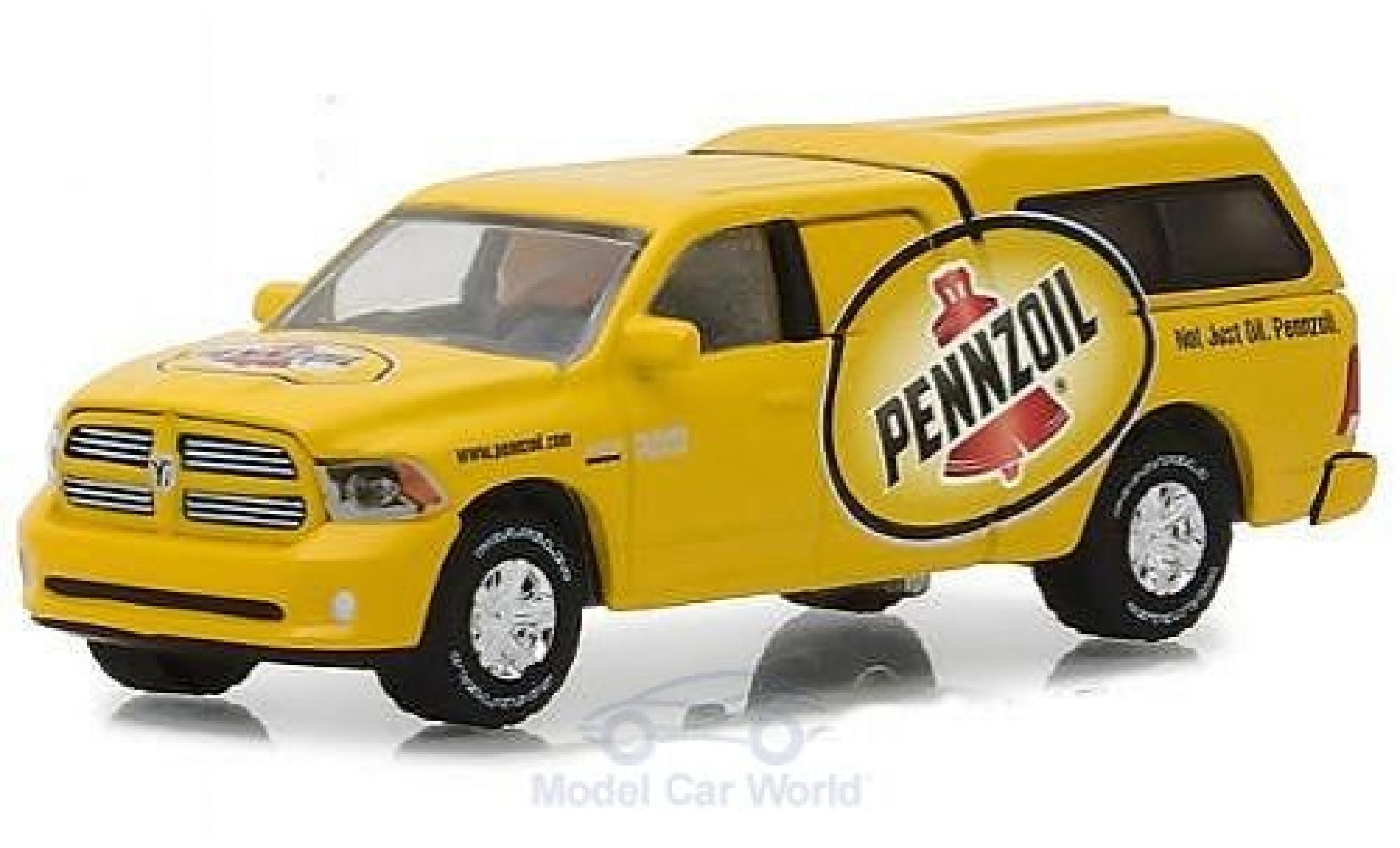 Dodge RAM 1/64 Greenlight Ram 1500 Sport Pennzoil 2014 modellino in miniatura