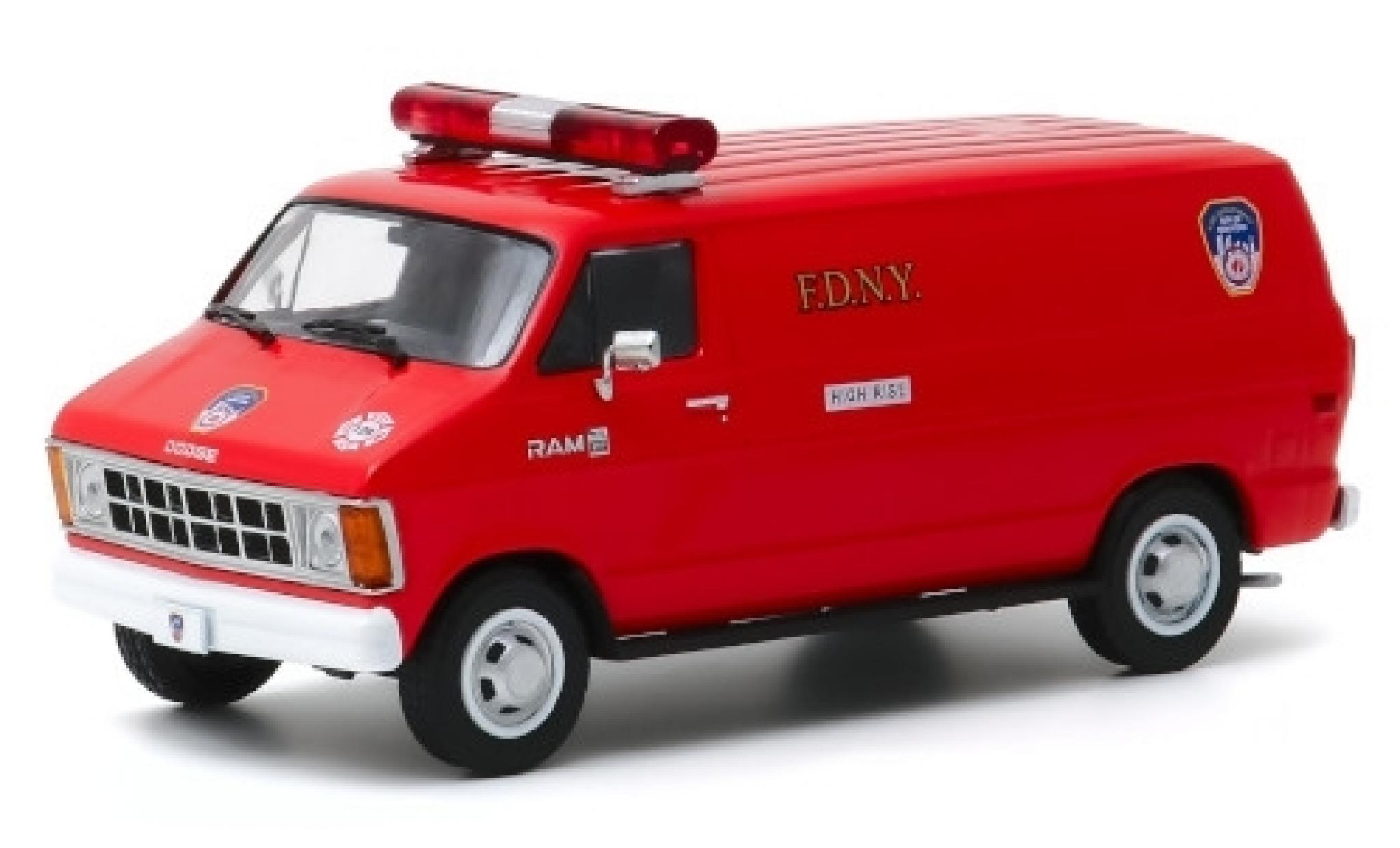 Dodge RAM 1/43 Greenlight B 150 FDNY 1983 modellino in miniatura
